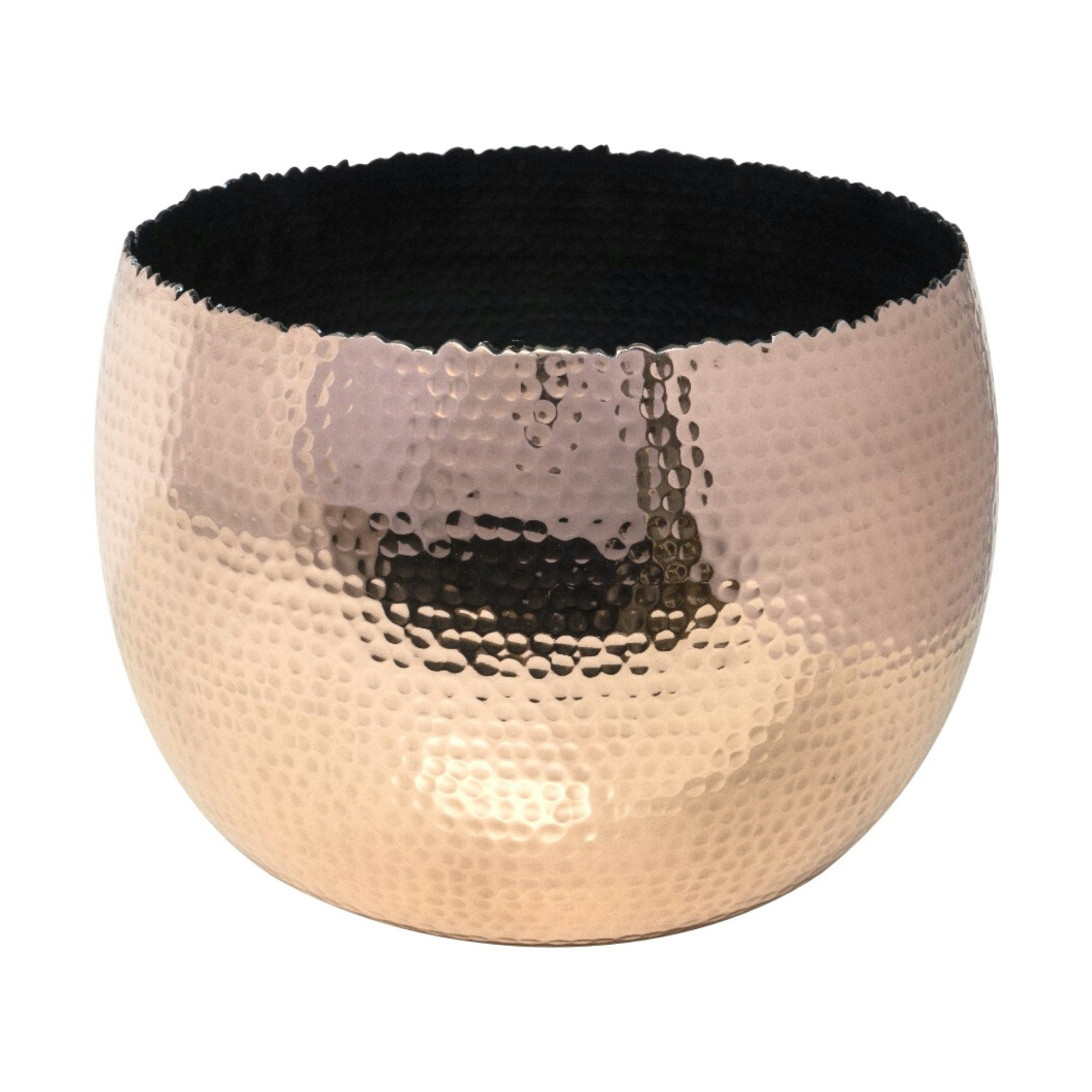 Rackhams Light Hammered Bowl - Copper - 30Cm