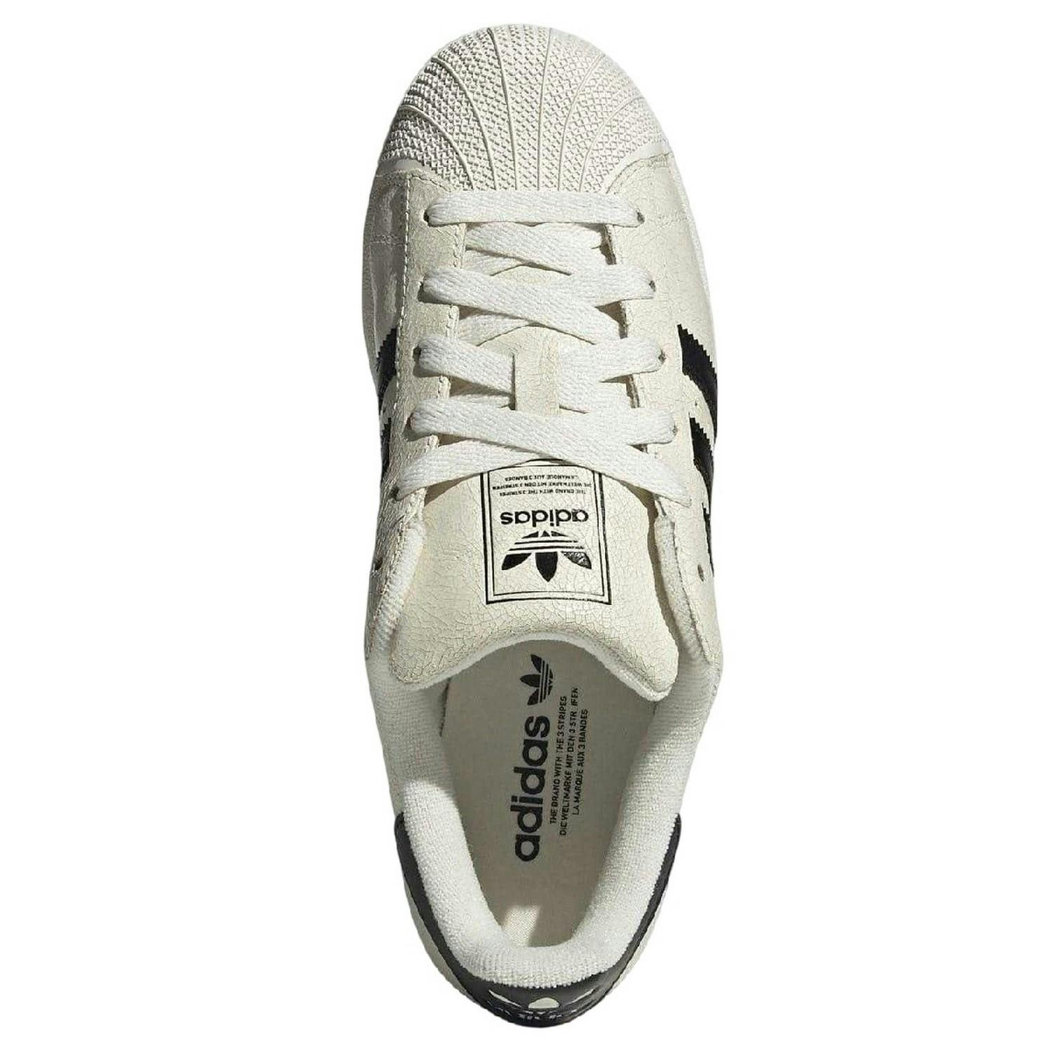Adidas Women's White Originals Superstar Leather Trainers - Off - 4.5 Uk R - Off - 100% Mixed