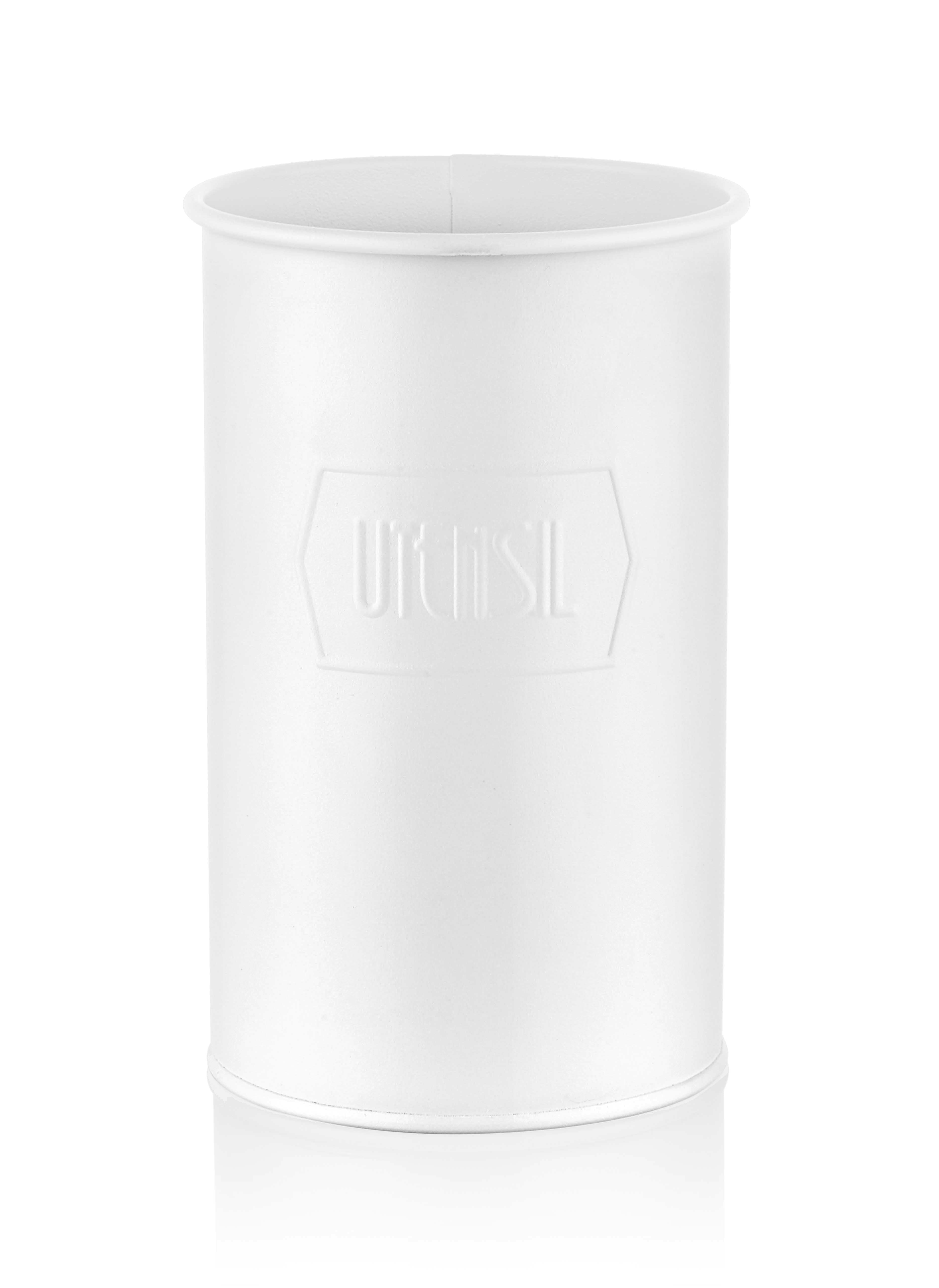 Rackhams White Utensil Holder