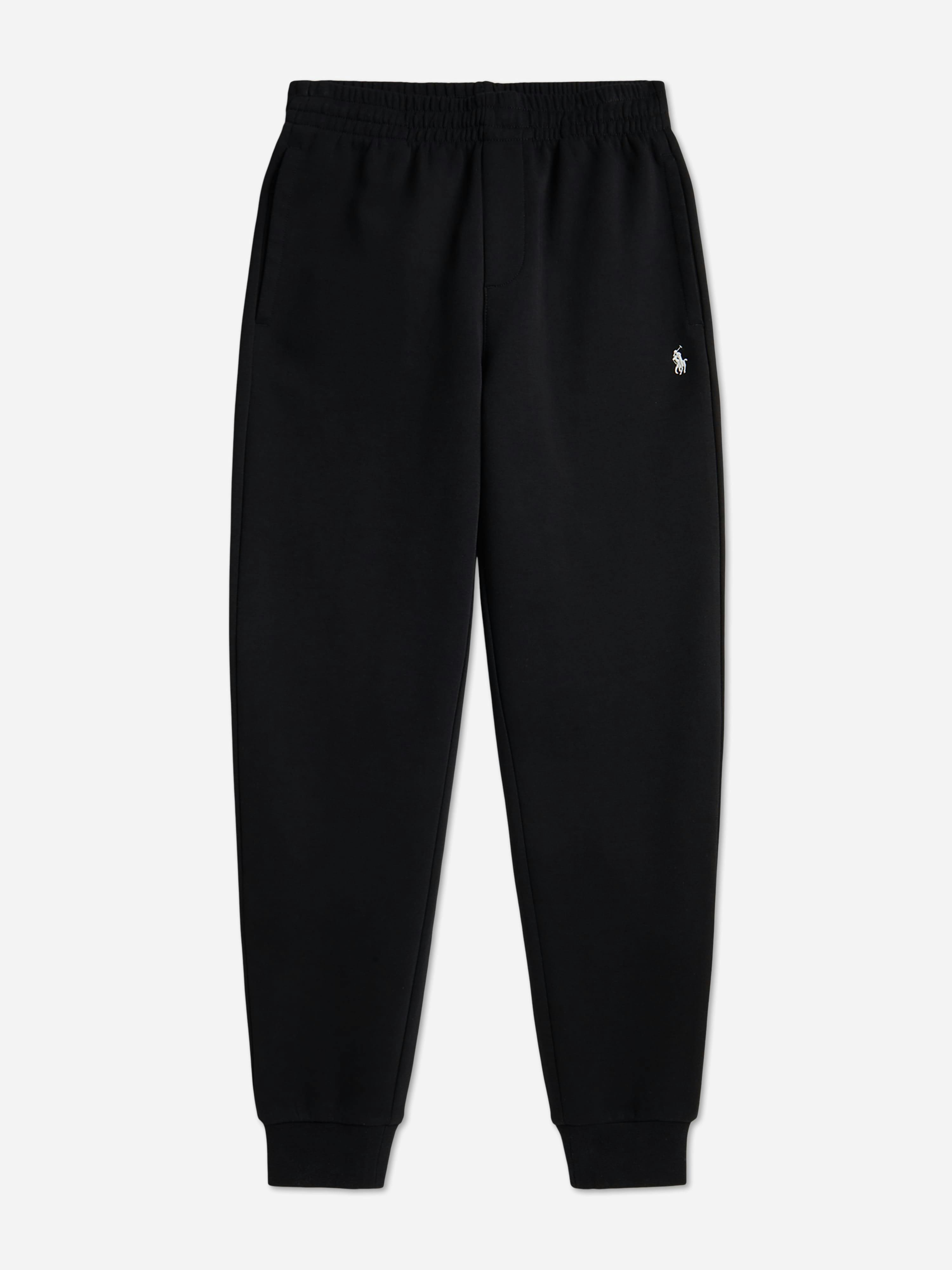 Ralph Lauren Kids Boys Black Ralph Lauren Double Knit Tech Joggers In - 8 Yrs