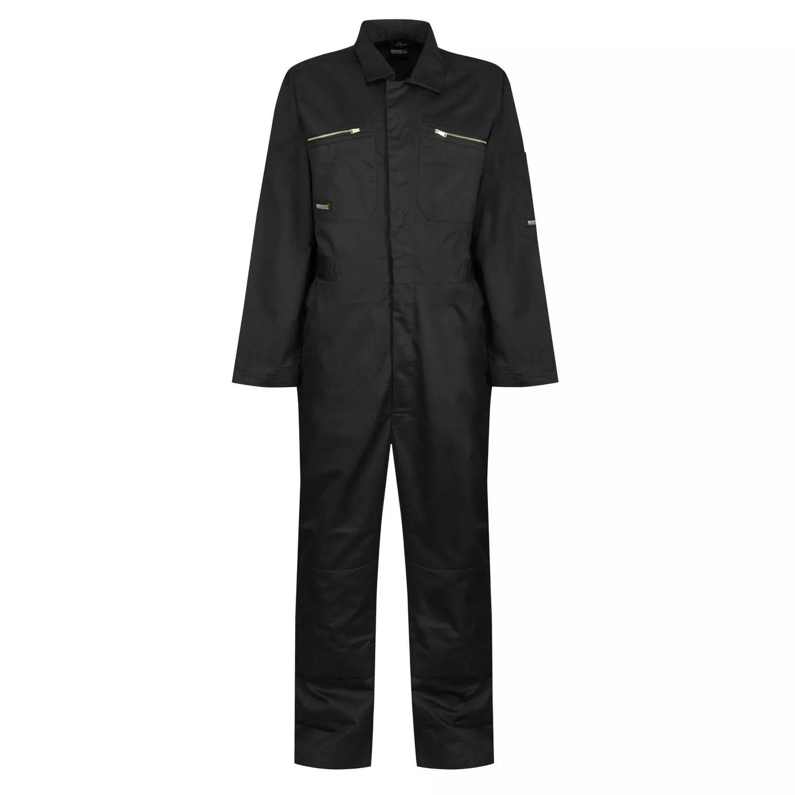 Regatta Men's Black Trj513r Workwear Overalls - 48"/3Xl