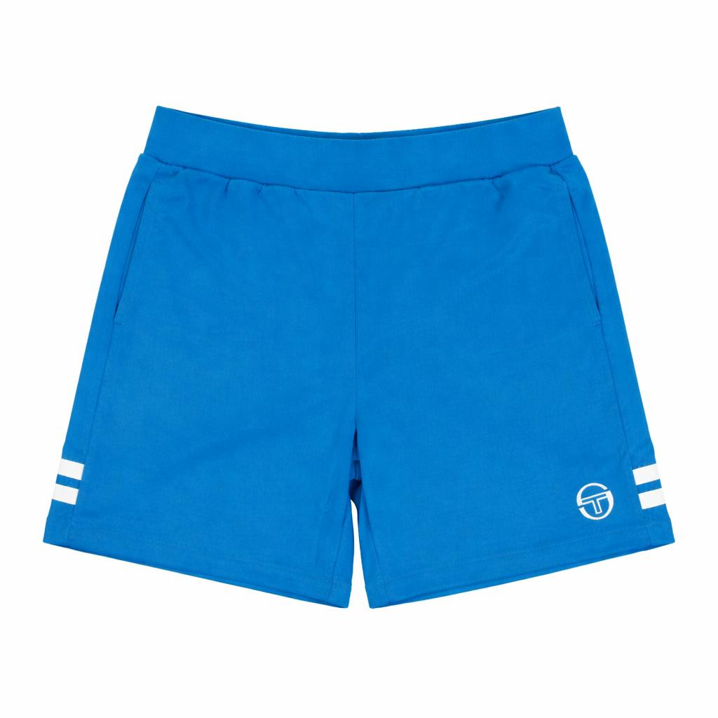 Sergio Tacchini Blue New Orion Shorts Mykonos /Gardenia - L