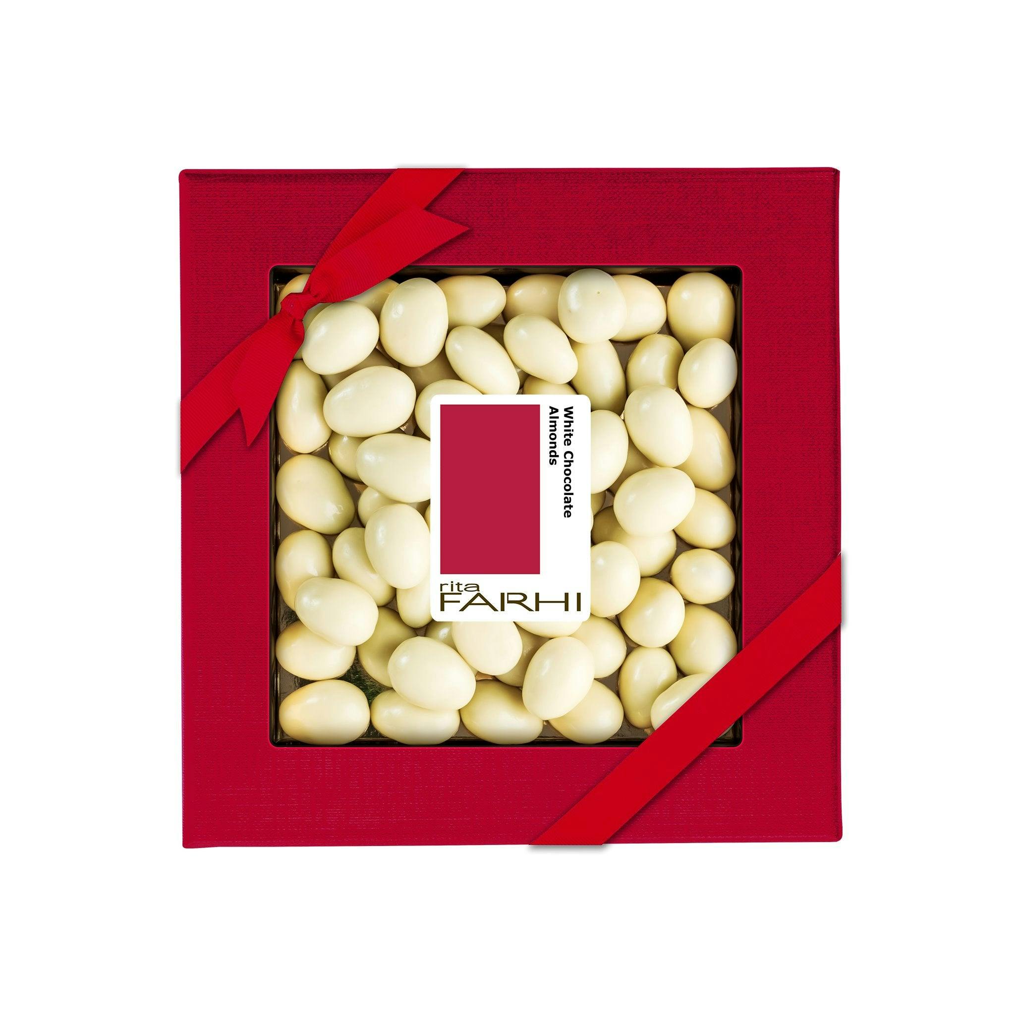 Rita Farhi White Chocolate Coated Almonds, Palm Oil Free, 210G