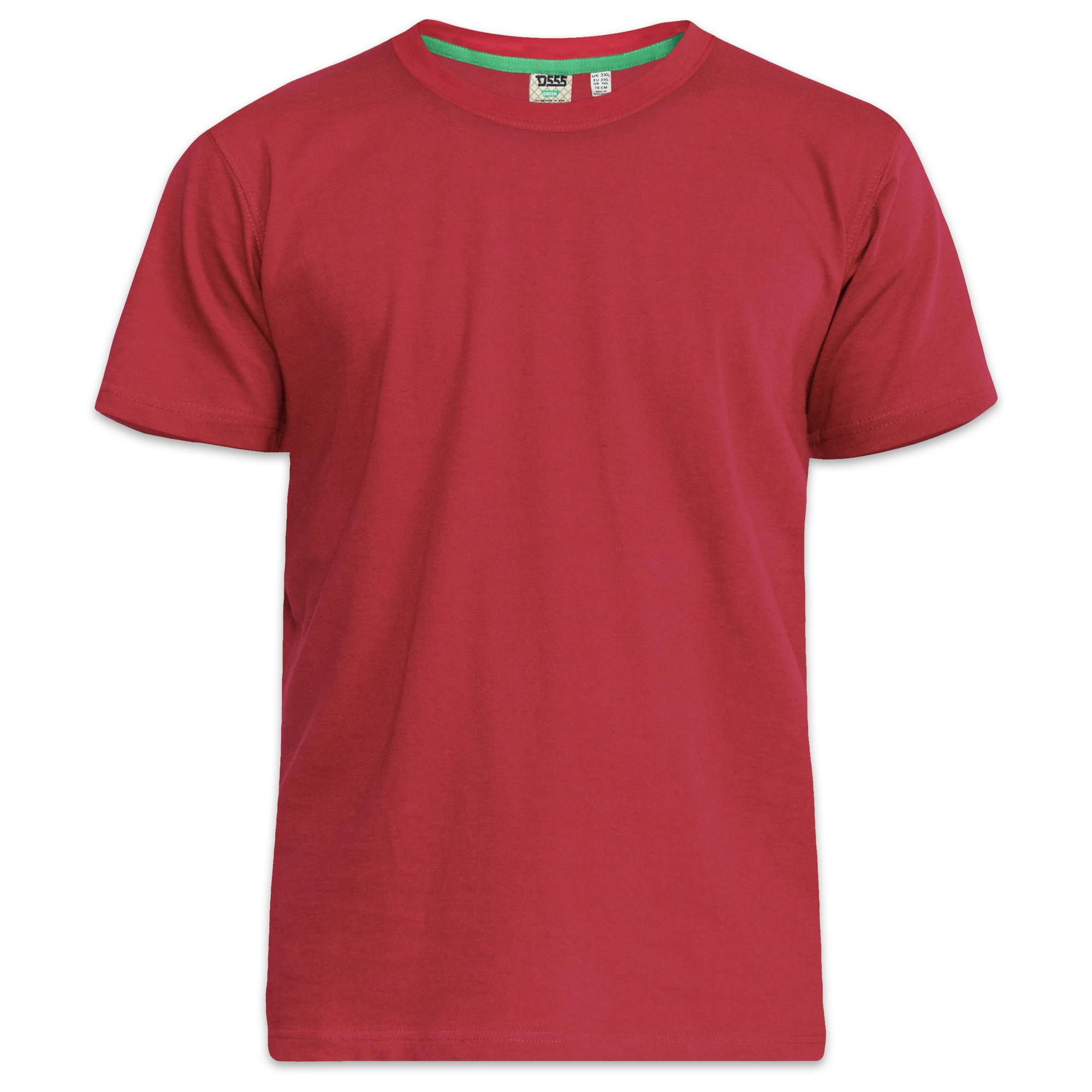 Duke Men's Red D555 Flyers 2 Kingsize T-Shirt - 6XL - 100% Cotton