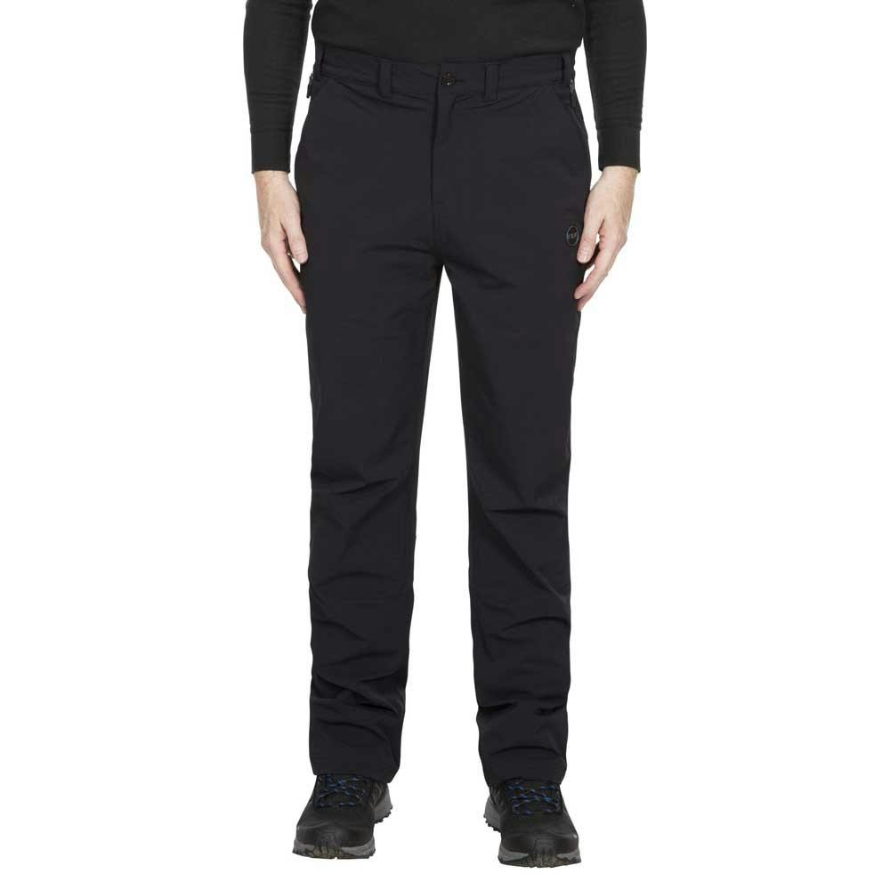 Trespass Men's Black Hades Trousers - Xxs - 53% Recycled Polyamide/36% Polyamide/11% Elastane