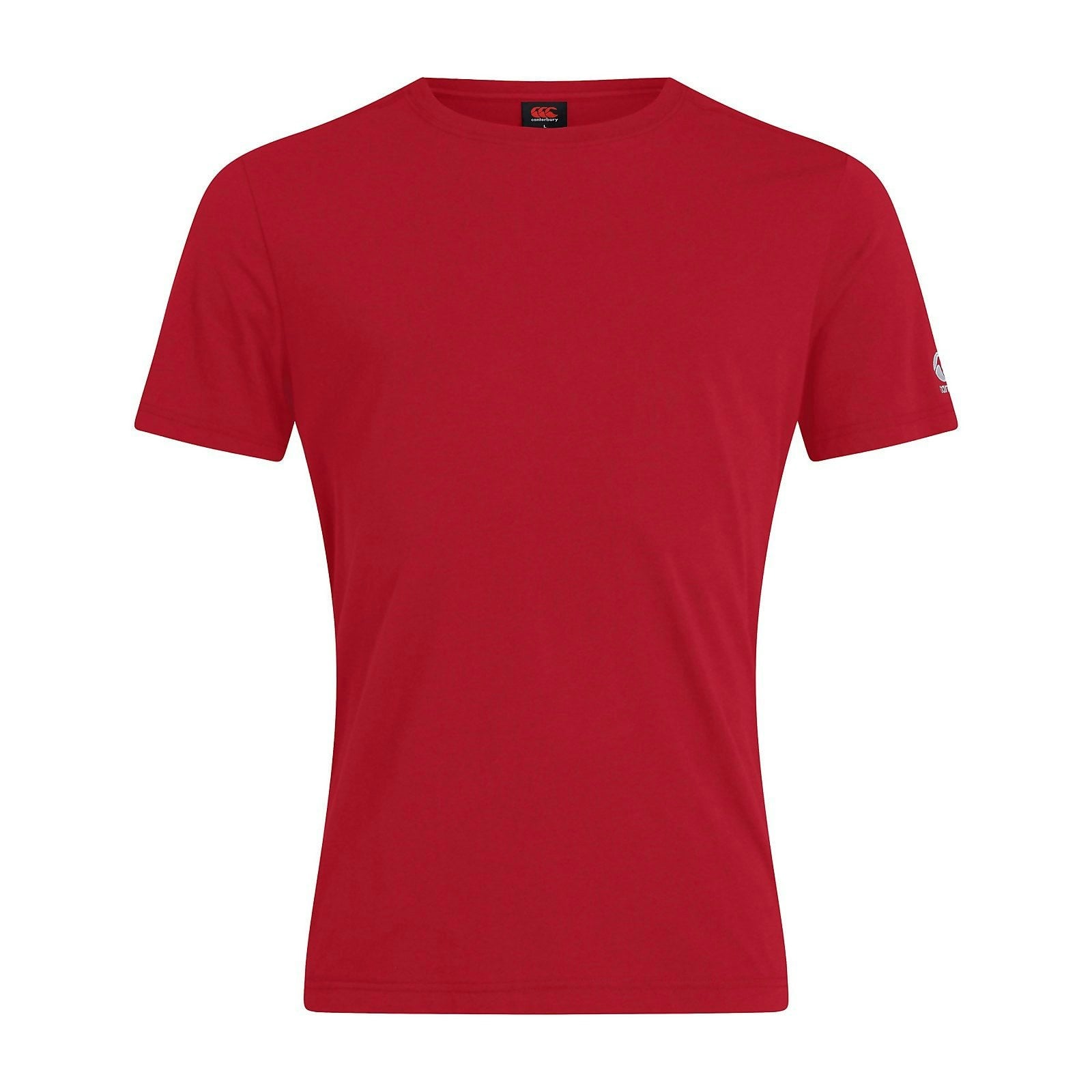 Canterbury Women's Red Club Plain Training Tee {Qa005711} - Uk6