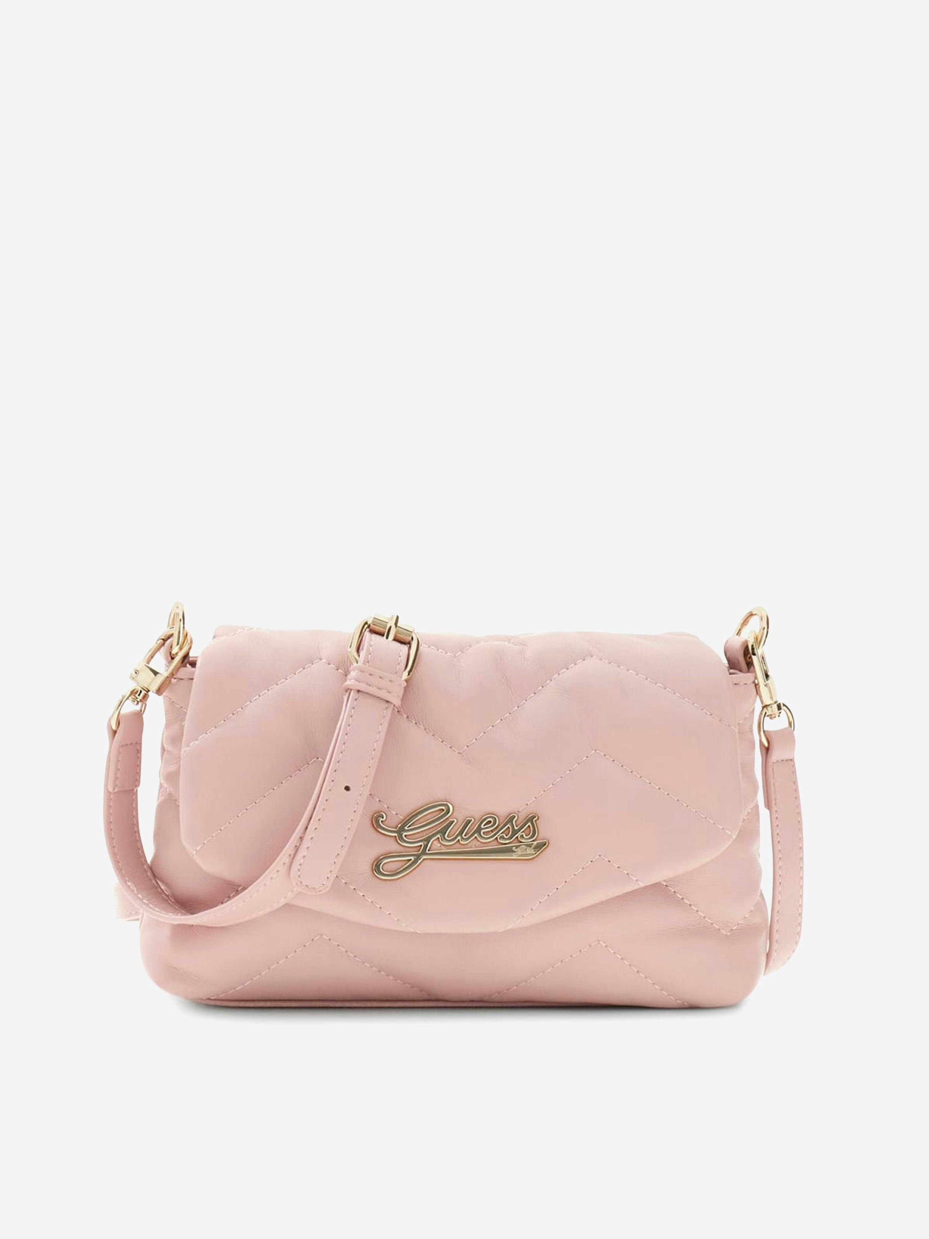 Guess Girls Pink Mini Crossbody Bag In (20Cm) - One Size