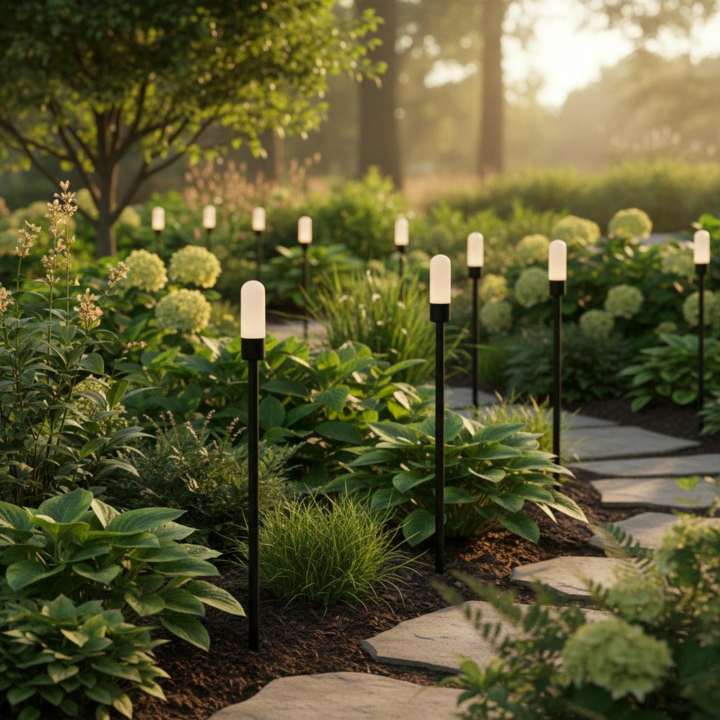 Ultra Beam Lighting Black/Light 1 Watt Led 600Mm Tall Garden Spike Ip65