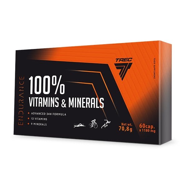 Trec Nutrition 100% Vitamins & Minerals 60Cap (Endurance) - Image 4