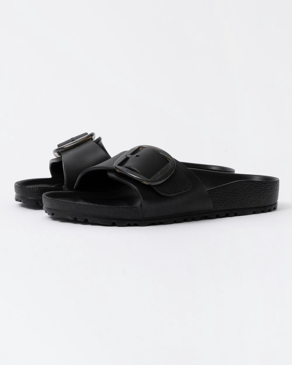 Birkenstock Women's Black Madrid Big Buckle Eva Sandals - Uk5 Eu38 Narrow
