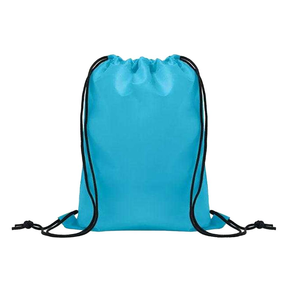 Midocean Turquoise Childrens/Kids Shoop Drawstring Bag - One Size