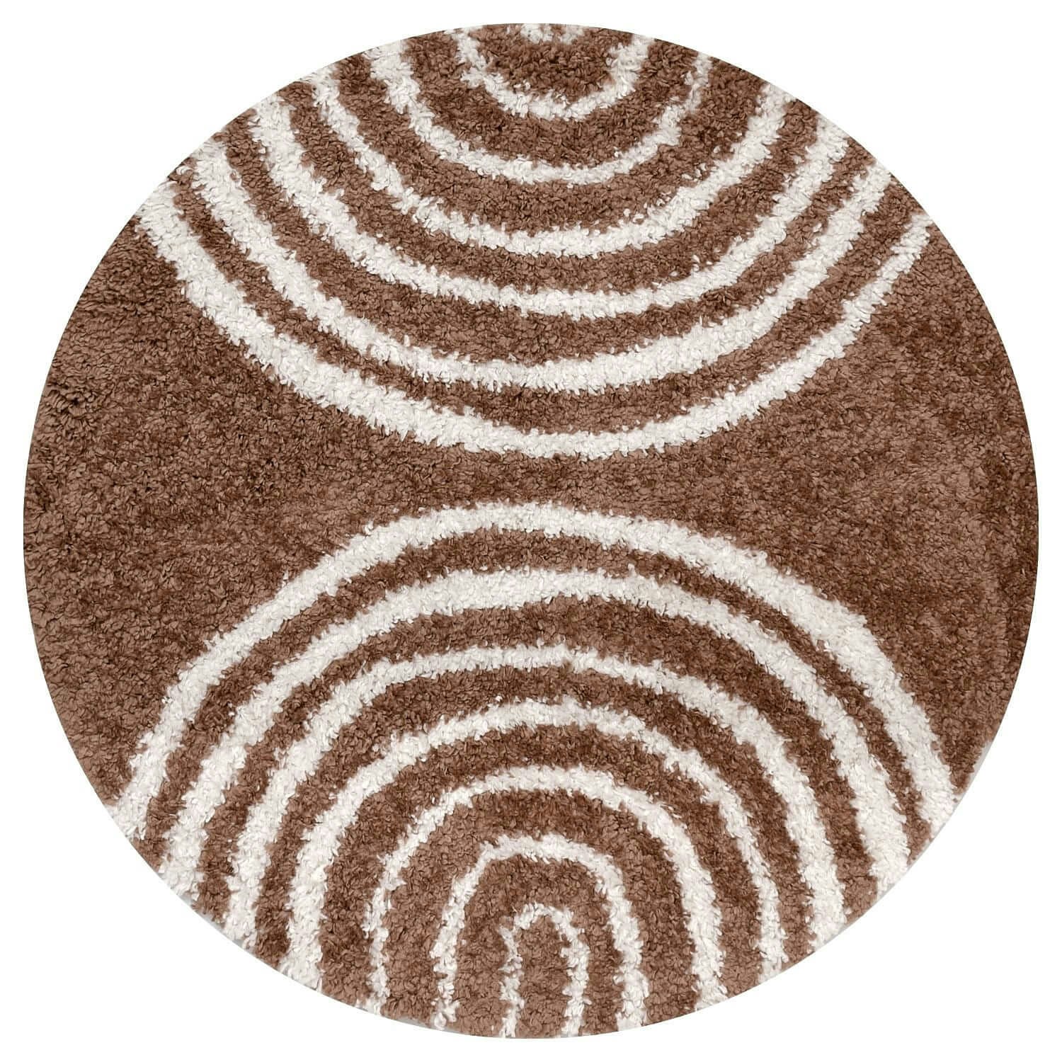 Rackhams Moodi Shaggy Terra Tawny Rug - Ø 120 Cm
