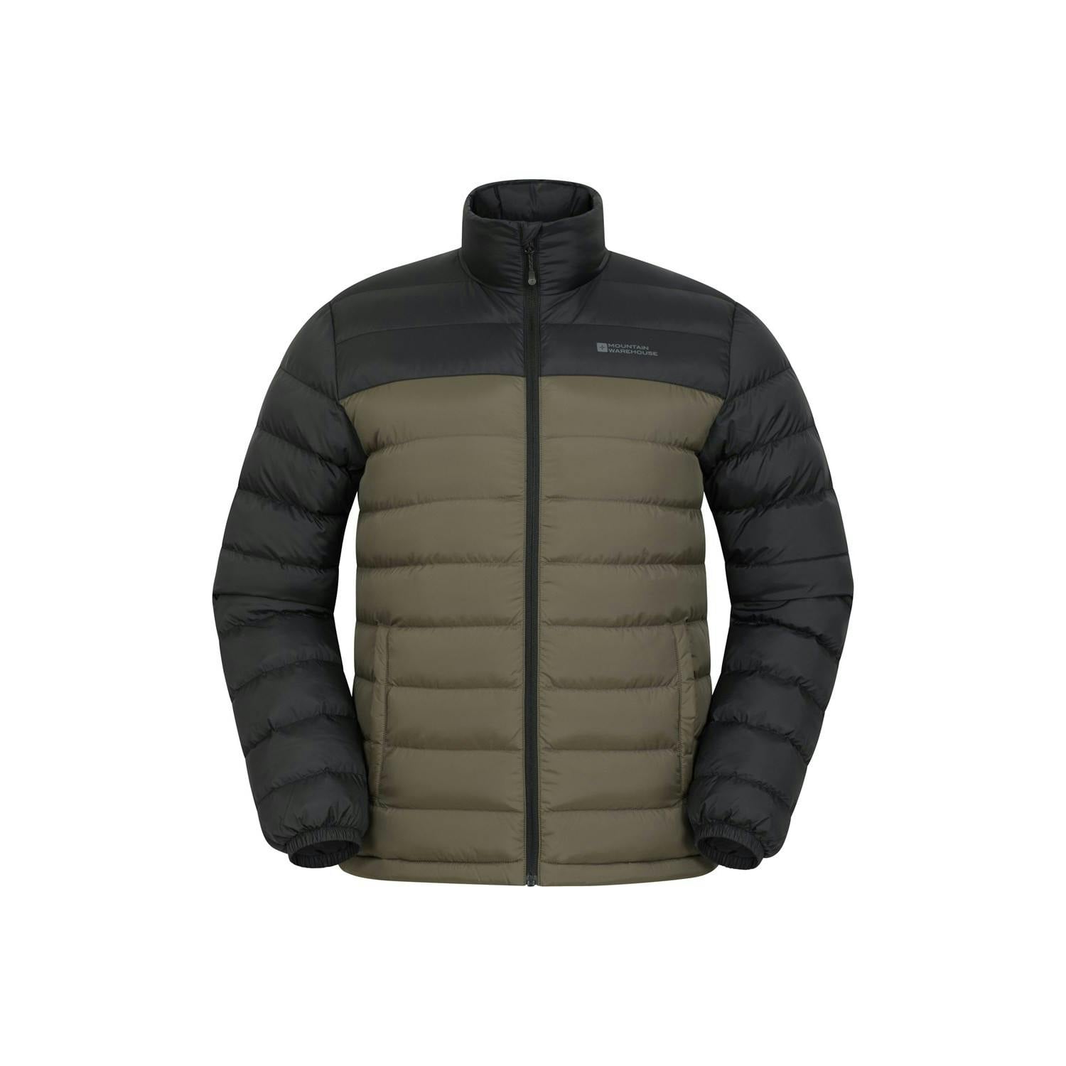 Mountain Warehouse Men's Vista Padded Jacket - Khaki - Xxs - Khaki - 100% Nylon