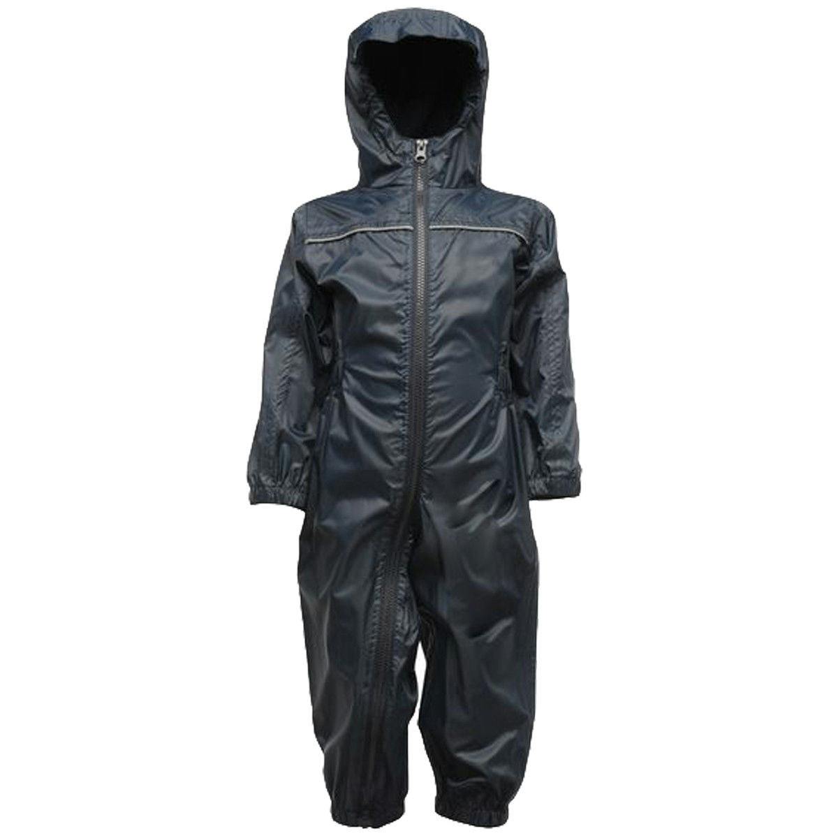 Regatta Unisex Kids Kids Breathable Rain Suit - Navy - 12 To 18 Months