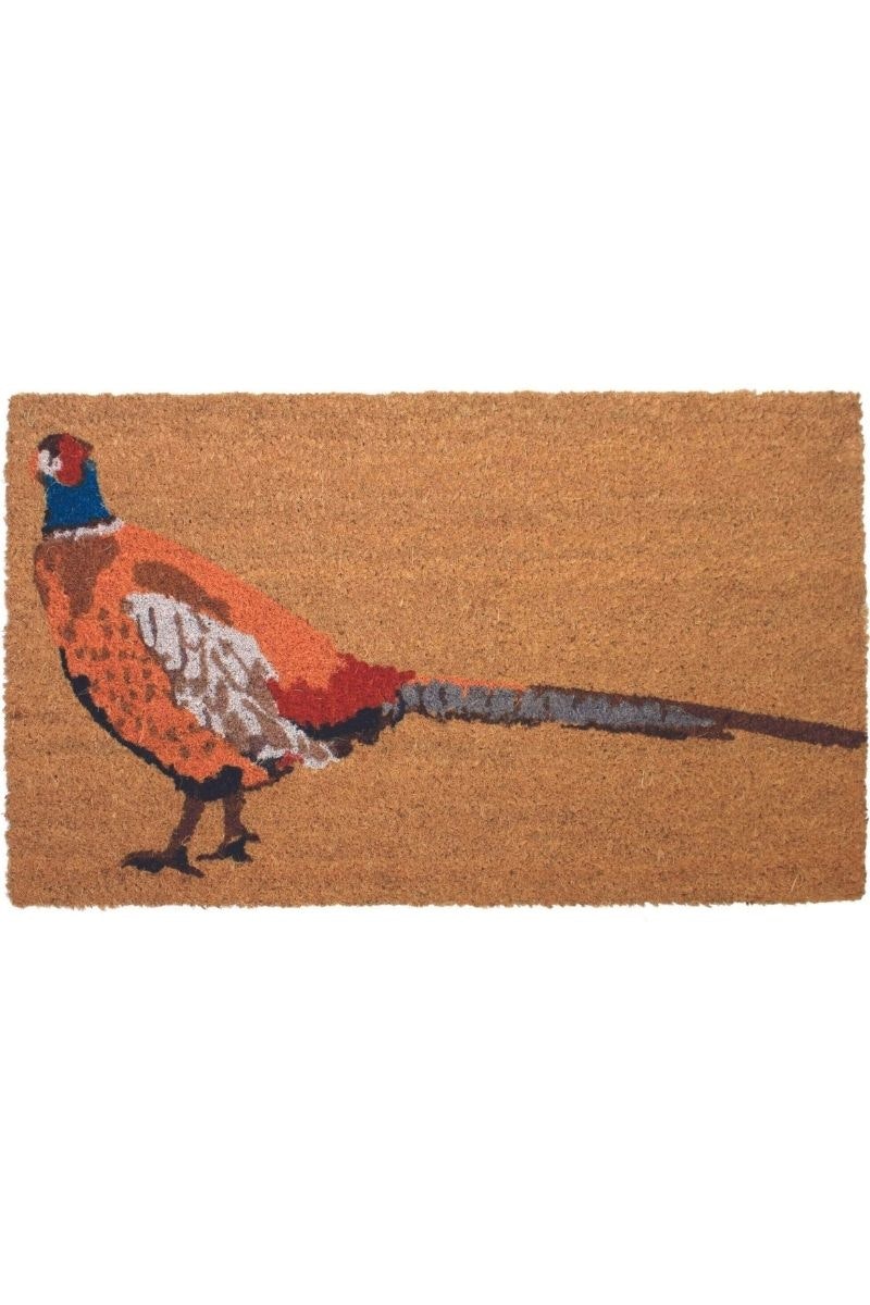 Rackhams Coir Doormat Pheasant Design 45X75 Cm