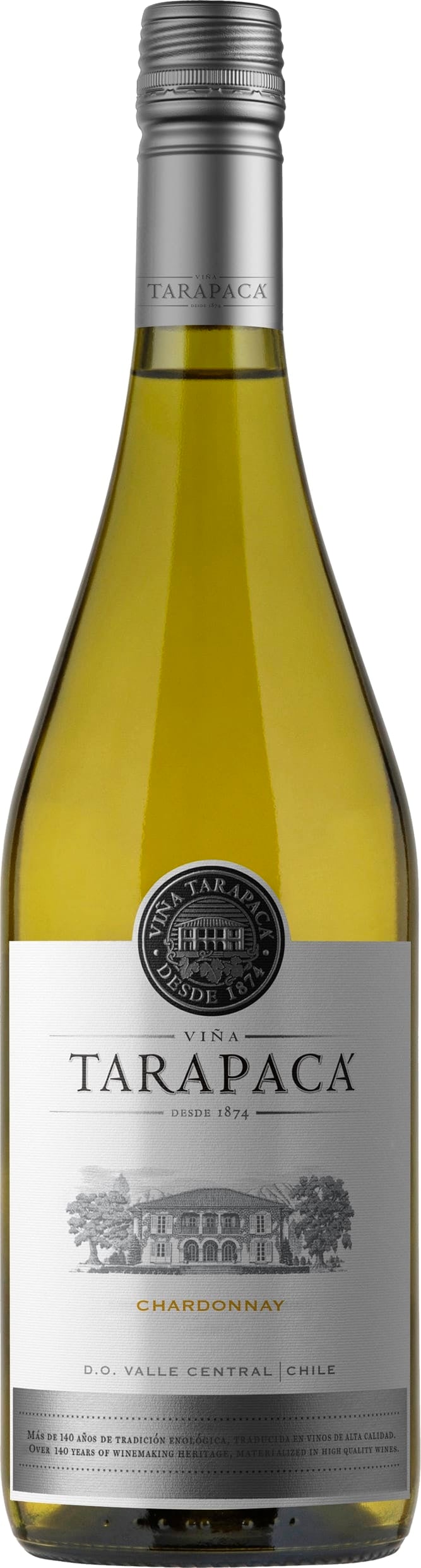 Various Wine White/Yellow Tarapaca Varietal Chardonnay 2023 75Cl - Pack Of 6