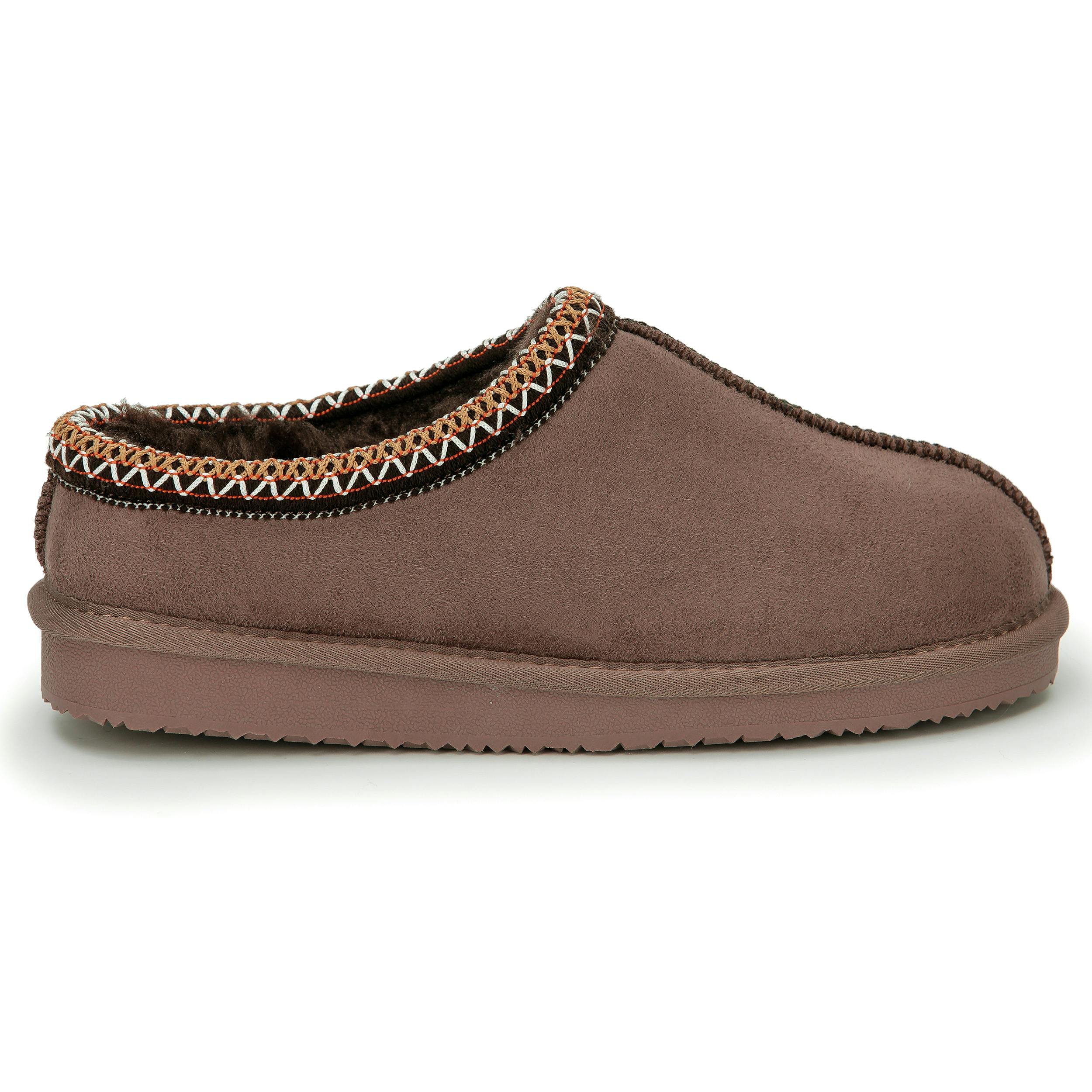Viva Women's Flexible Anti-Slip Sole Memory Foam Slip-On Slippers - 5 - Mocha - Mocha