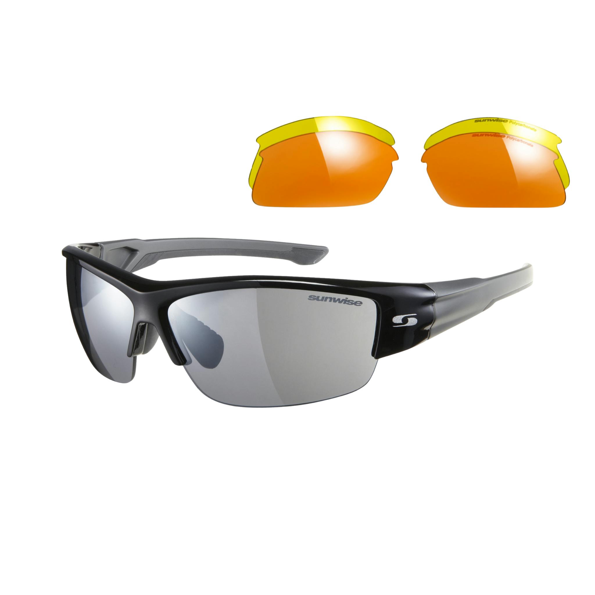 Sunwise Light/Black Evenlode Sports Sunglasses - Category 0-3