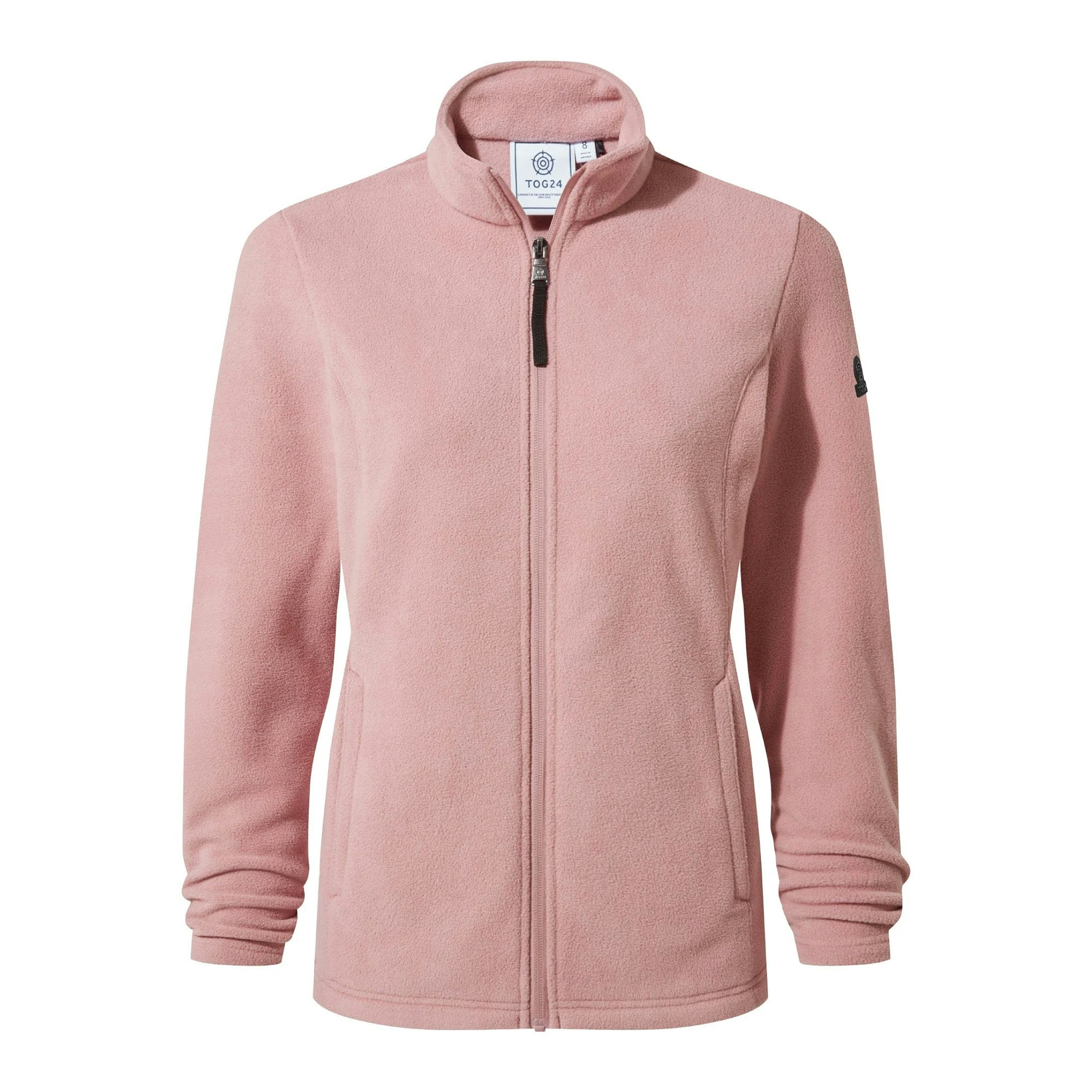 Tog24 Women's Pink Womens/Ladies Revive Fleece Jacket - Faded - - Faded Size 20 Uk