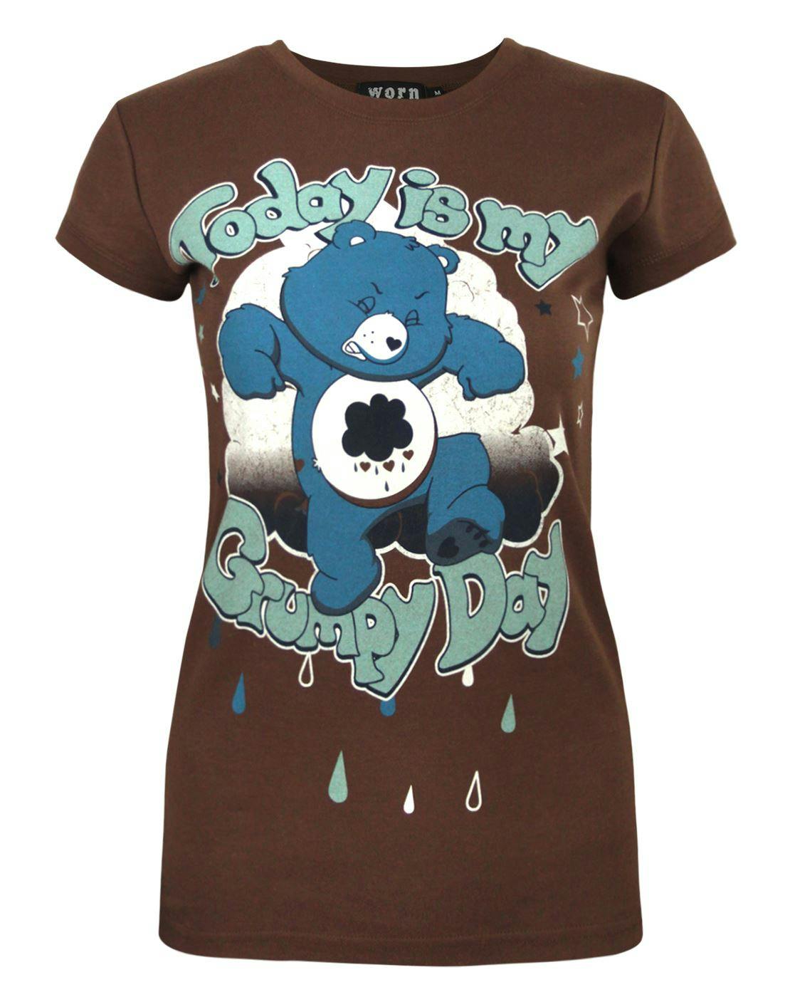 Vanilla Underground Women's Brown Care Bears Short Sleeved T-Shirt - X-Small