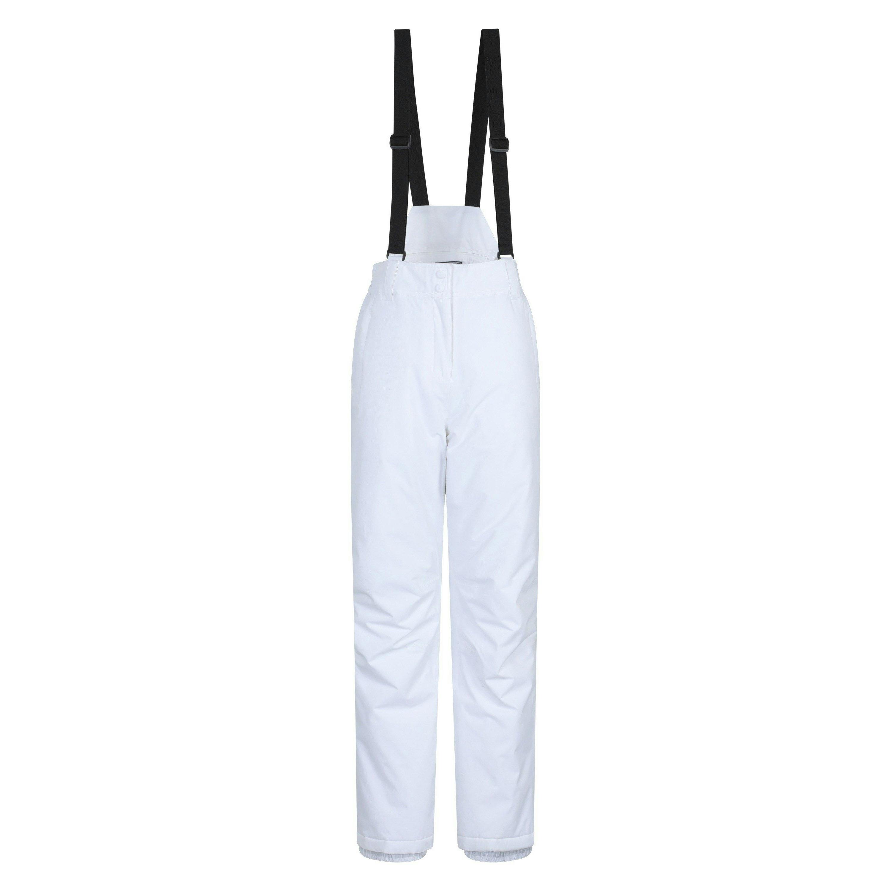 Mountain Warehouse Women's White Moon Ii Ski Trousers - 18 Uk - 100% Polyester
