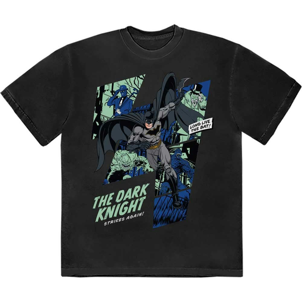 Paradiso Clothing Unisex Black Dc Comics Batman Long Live The Bat T Shirt - L
