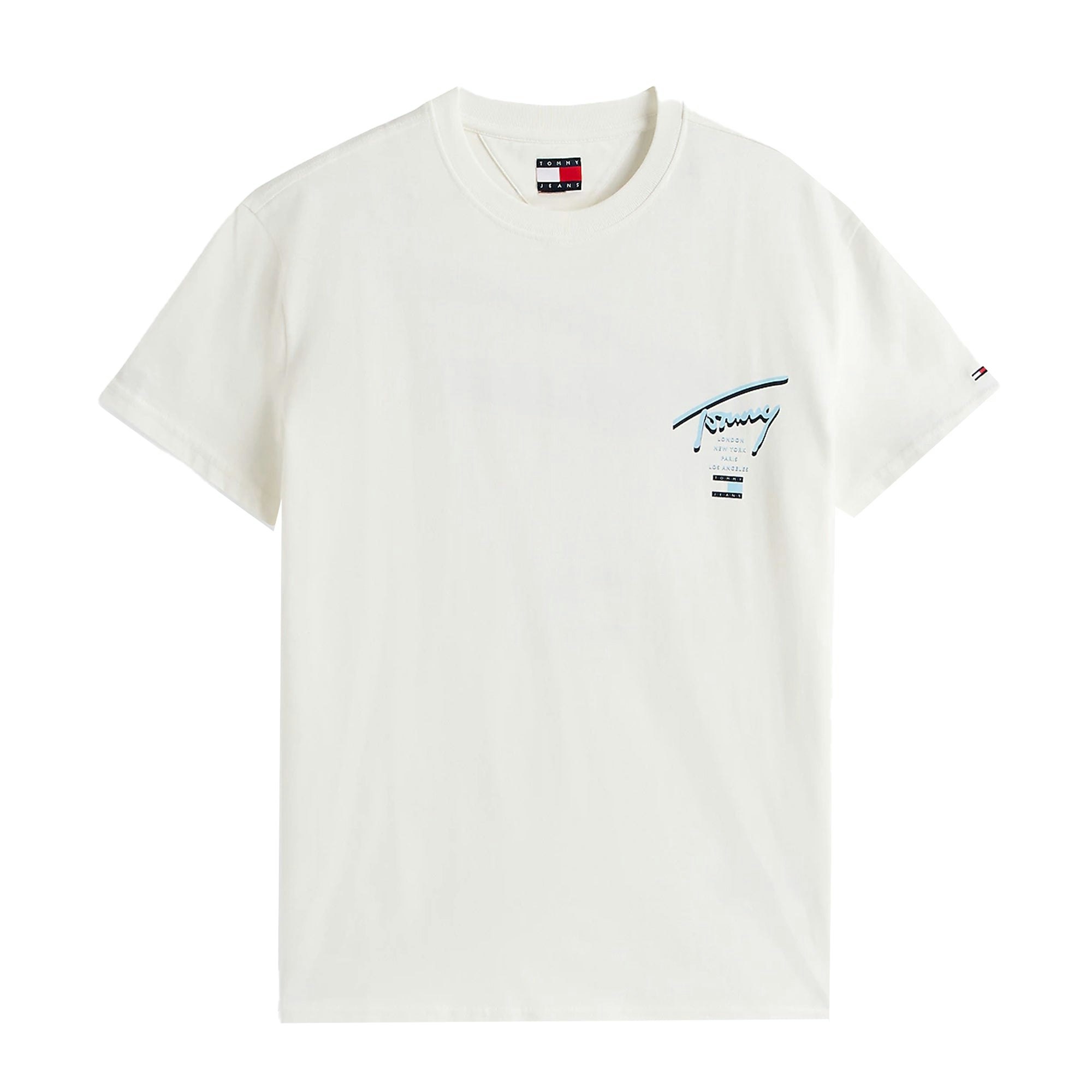 Tommy Hilfiger Tommy Jeans City Graphic T-Shirt Ecru - Xl