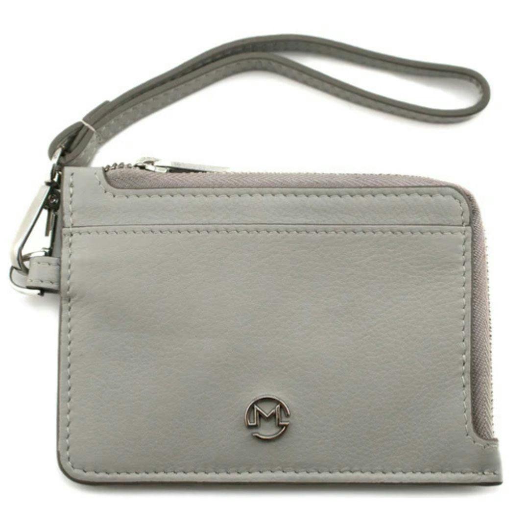 Mala Leather Grey The Looplet Rfid Wrist Purse – Genuine Leather