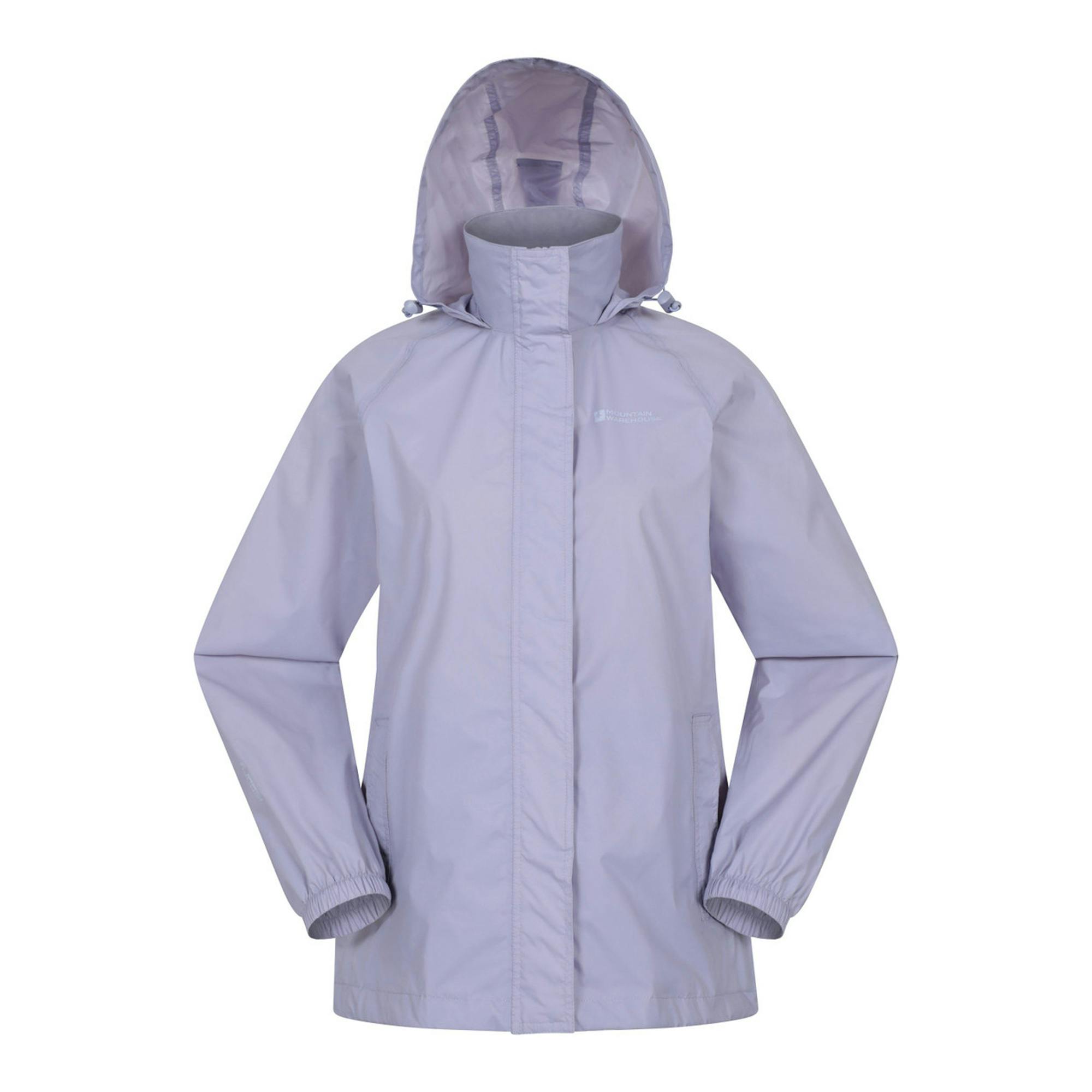 Mountain Warehouse Women's Lilac Pakka Ii Waterproof Jacket - 8 Uk - 100% Polyester
