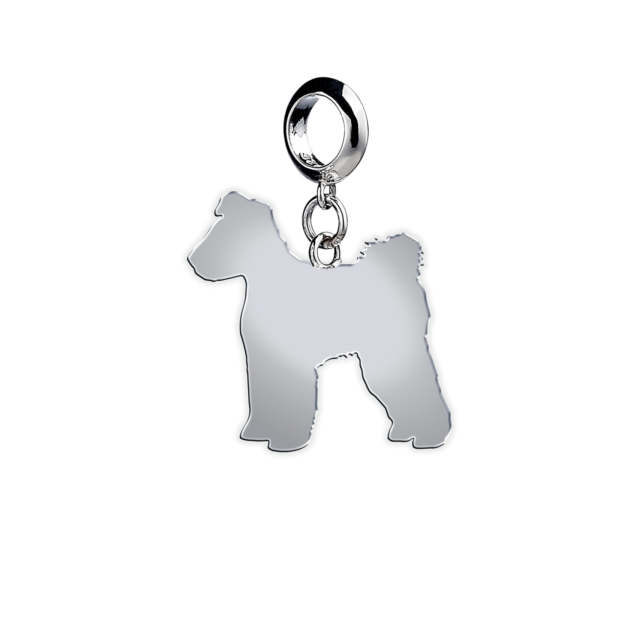 Mylee London Silver Hungarian Pumi Silhouette Charm - No - Slider Charm