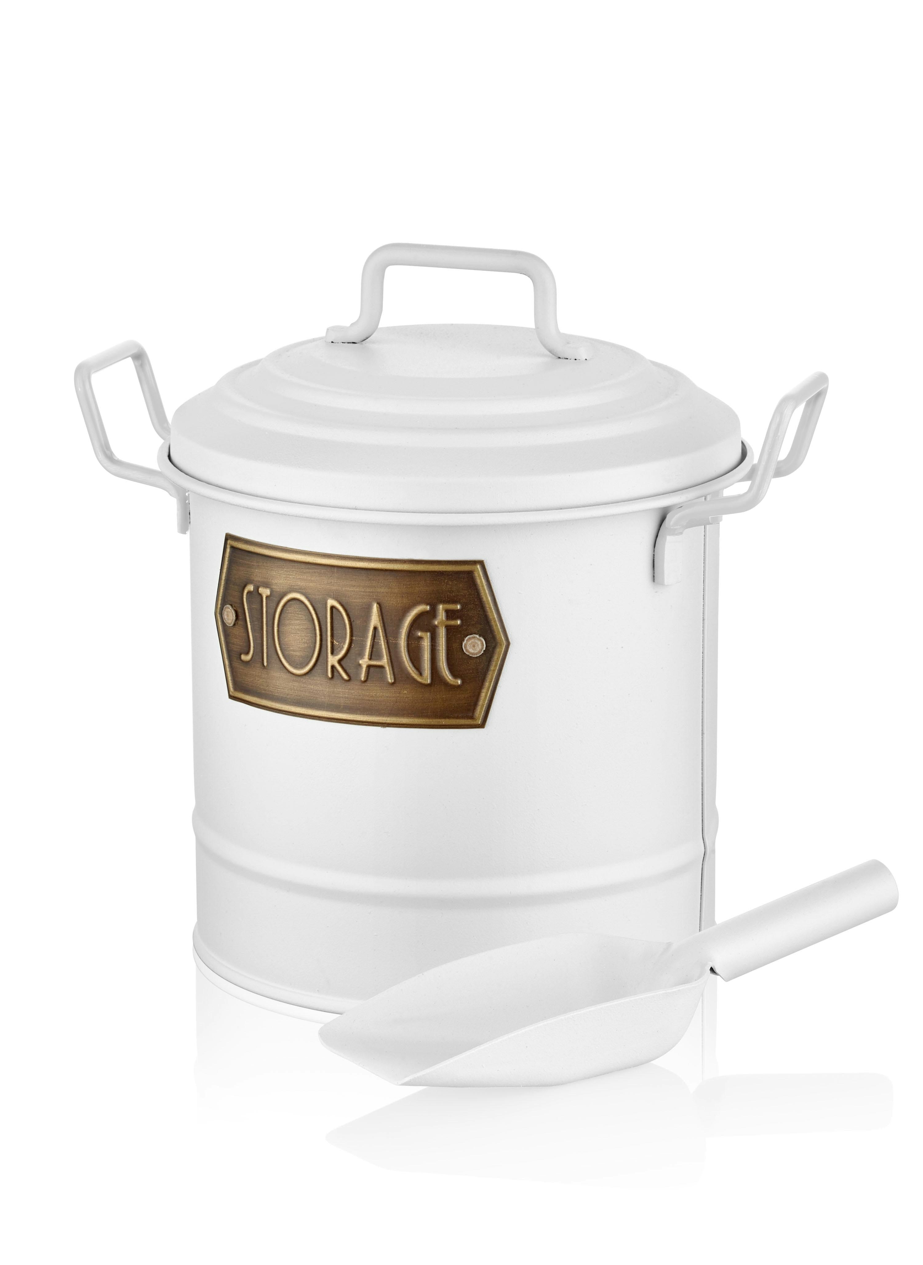 Rackhams White Kitchen Storage Bin