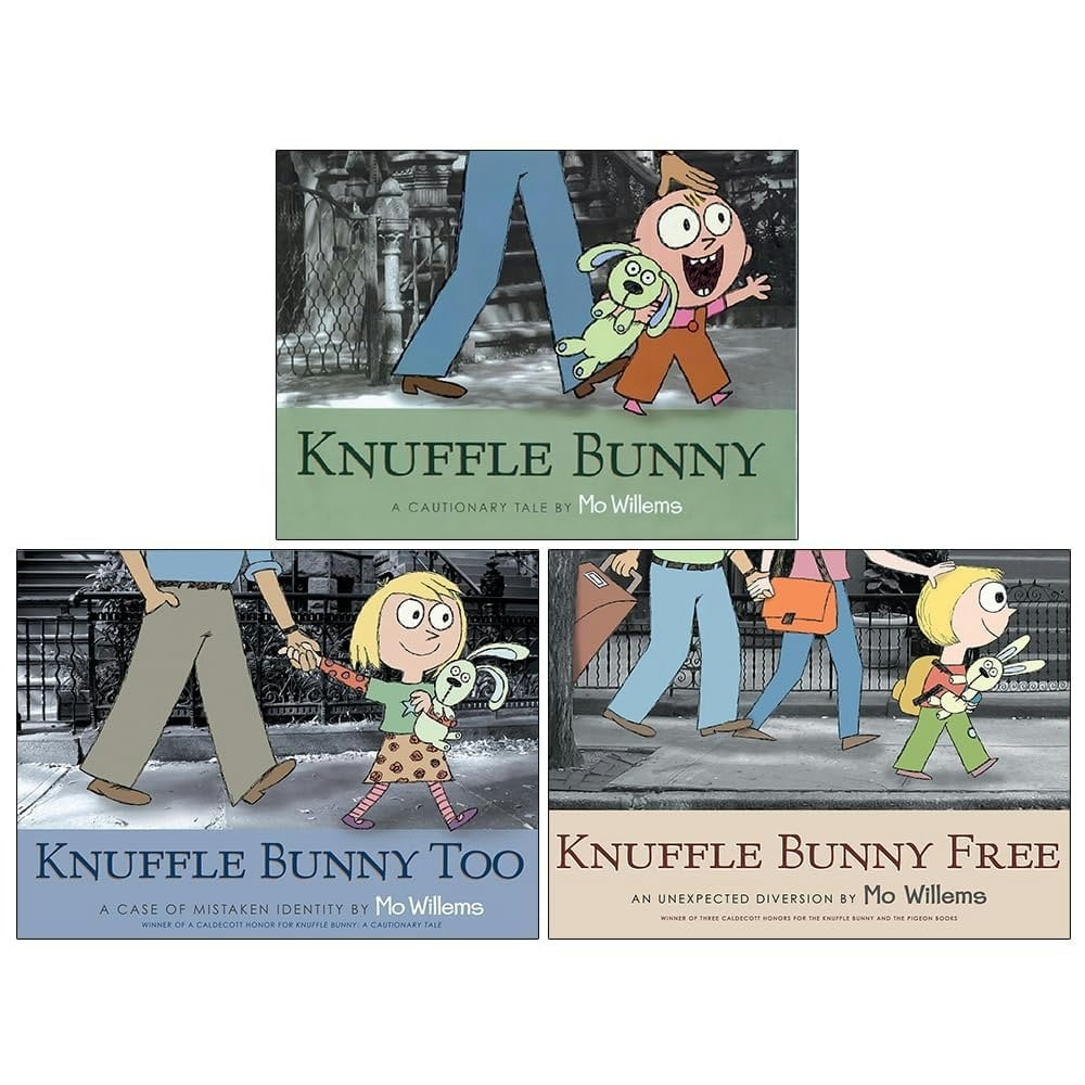 Walker Books Black/White Knuffle Bunny Series Collection 3 Books Set By Mo Willems - Paperback - Ages 4-7 - Caldecott Honor Picture Books - Gift Set - Image 10