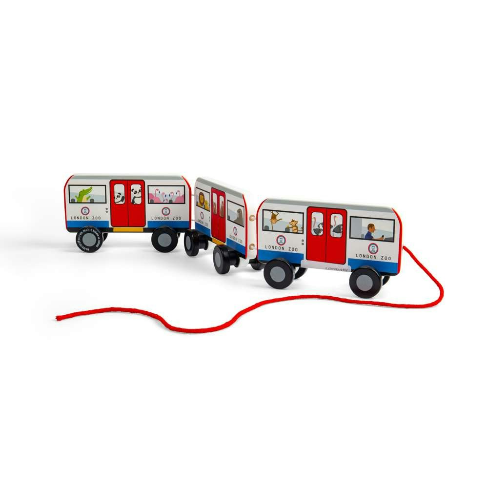 Bigjigs Toys Red London Pull Along Tube