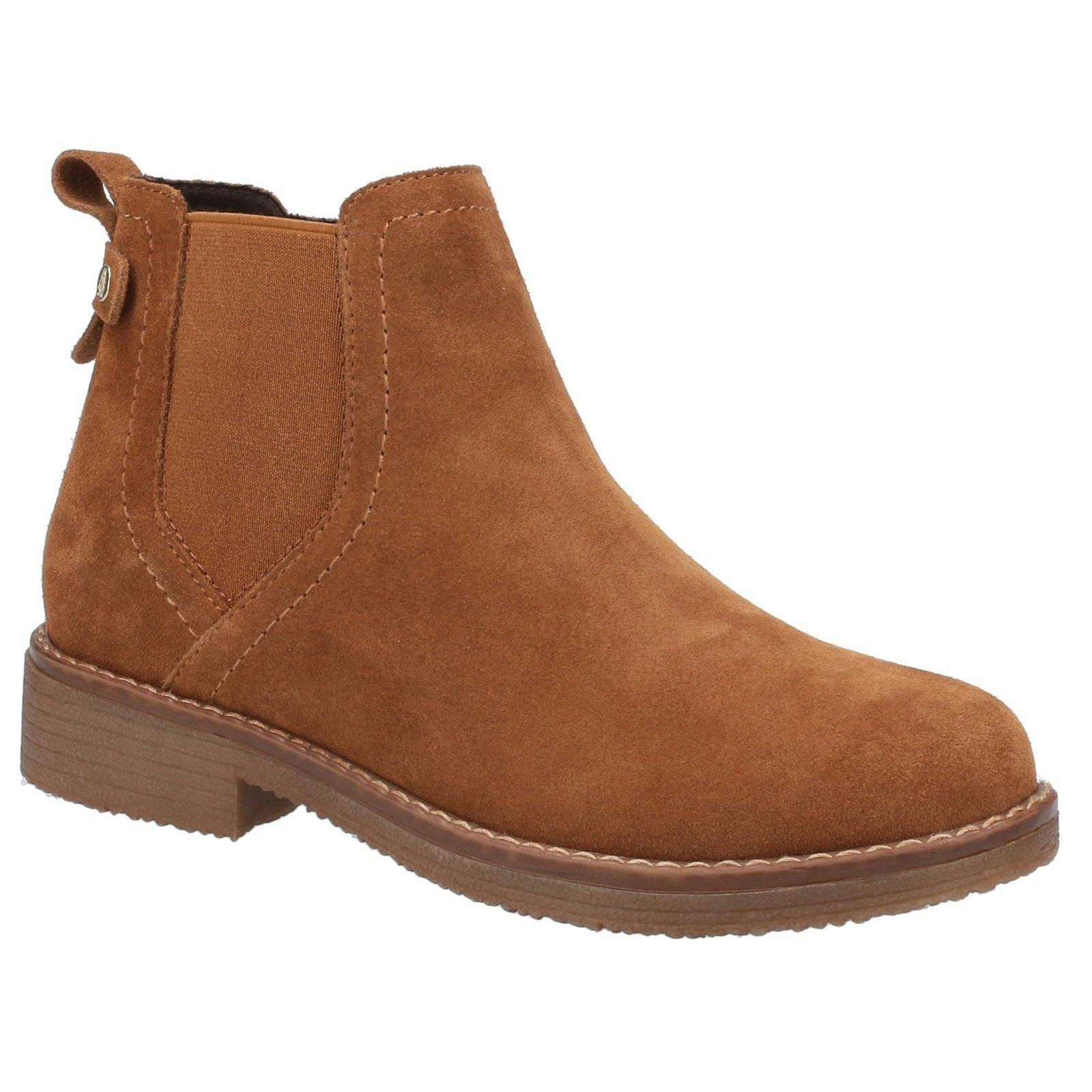 Hush Puppies Women's Maddy Wide Boots In Tan - Size 7