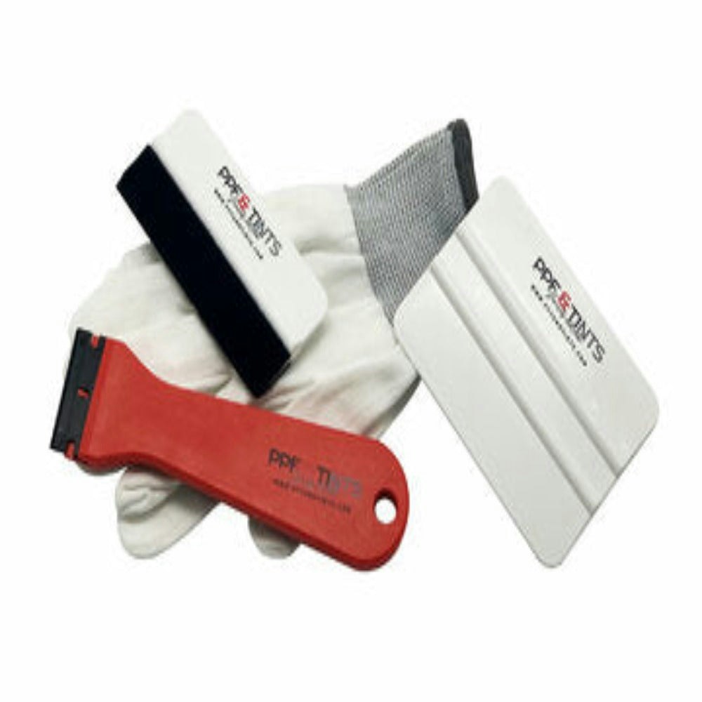 Rimpro-Tec Group Scraper, Squeegee And Gloves Kit For Car | Ppf&Tints™