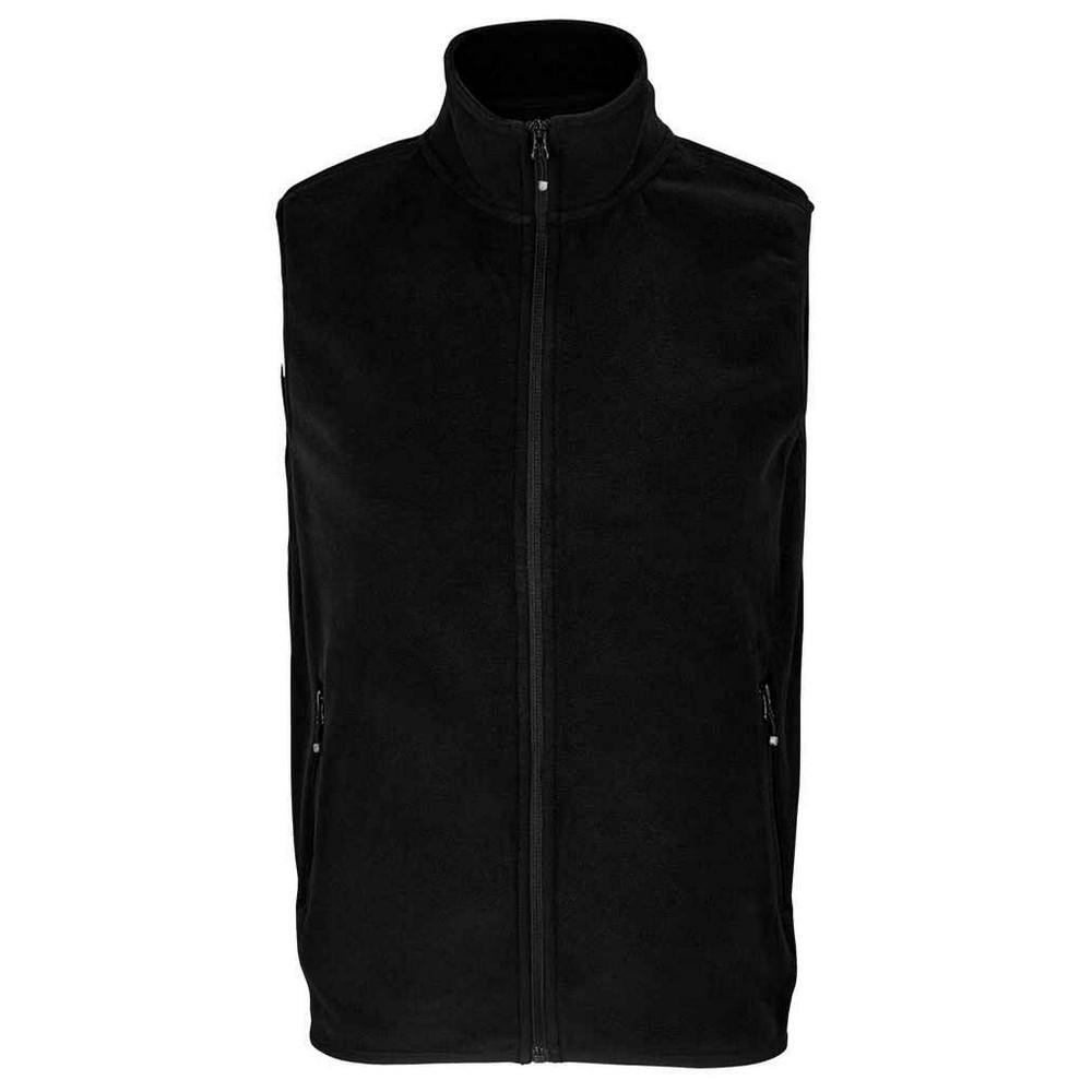 Sol's Men's Black Factor Microfleece Body Warmer In | Size: 2XL - Image 2