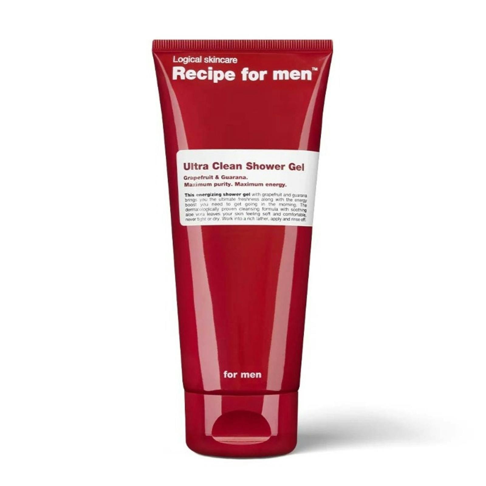 Recipe For Men Men's Recipe For Ultra Clean Shower Gel 200 Ml - 200 Ml