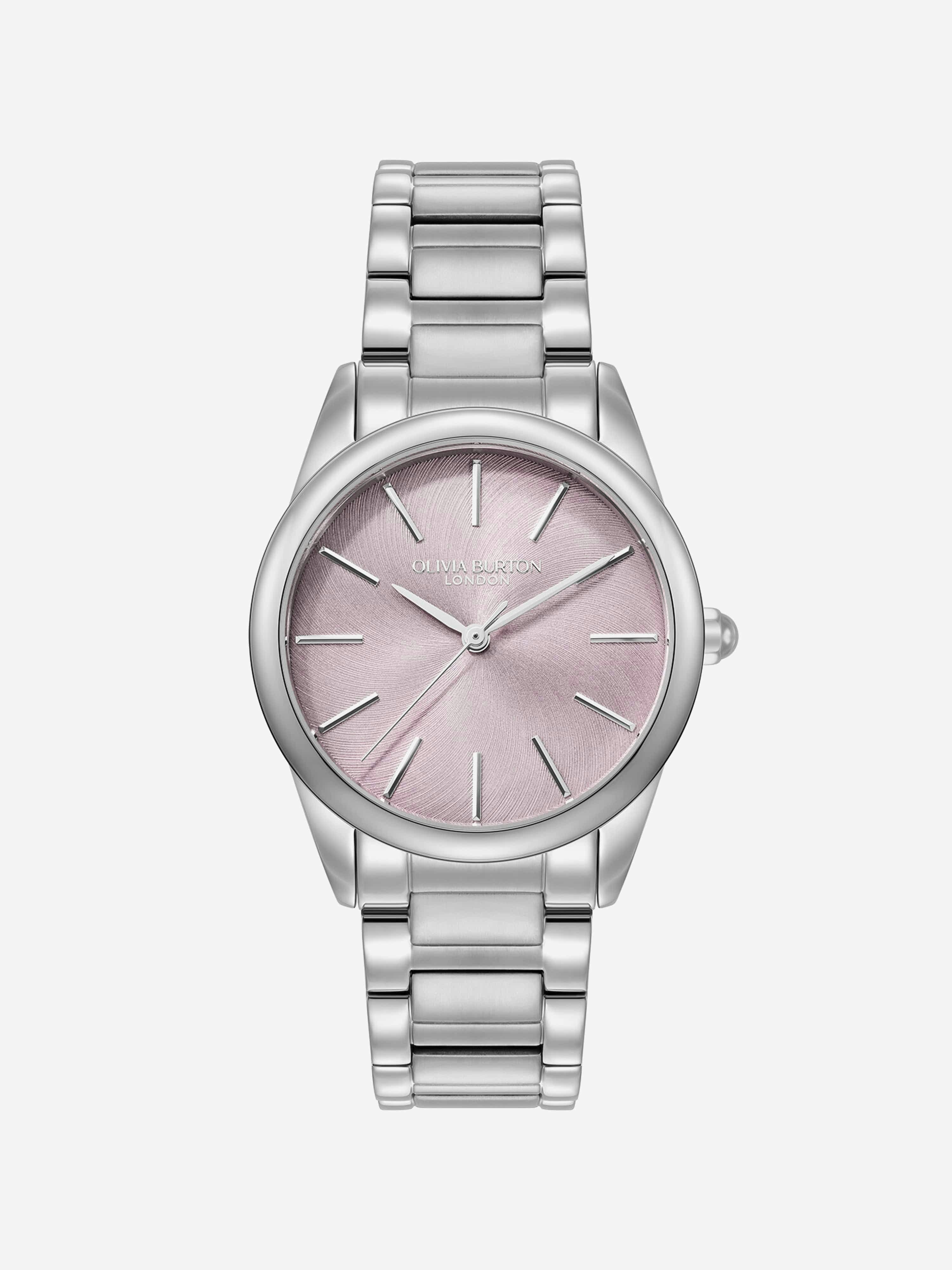 Olivia Burton Girls Lavender/Silver Glowful Stainless Steel Watch With Dial In (34Mm)