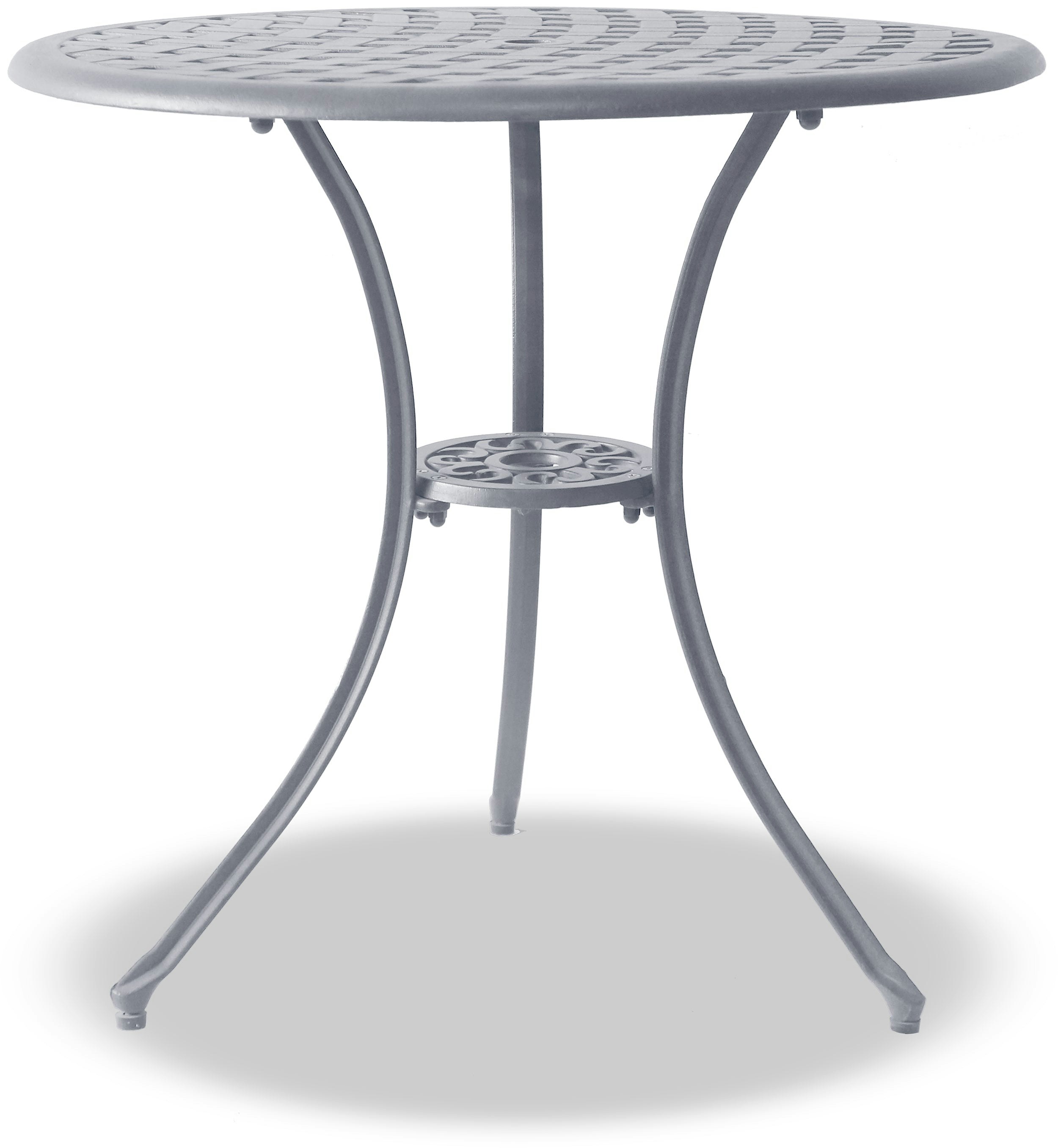 Rackhams Grey Oshowa Garden And Patio Cast Aluminium Bistro Table