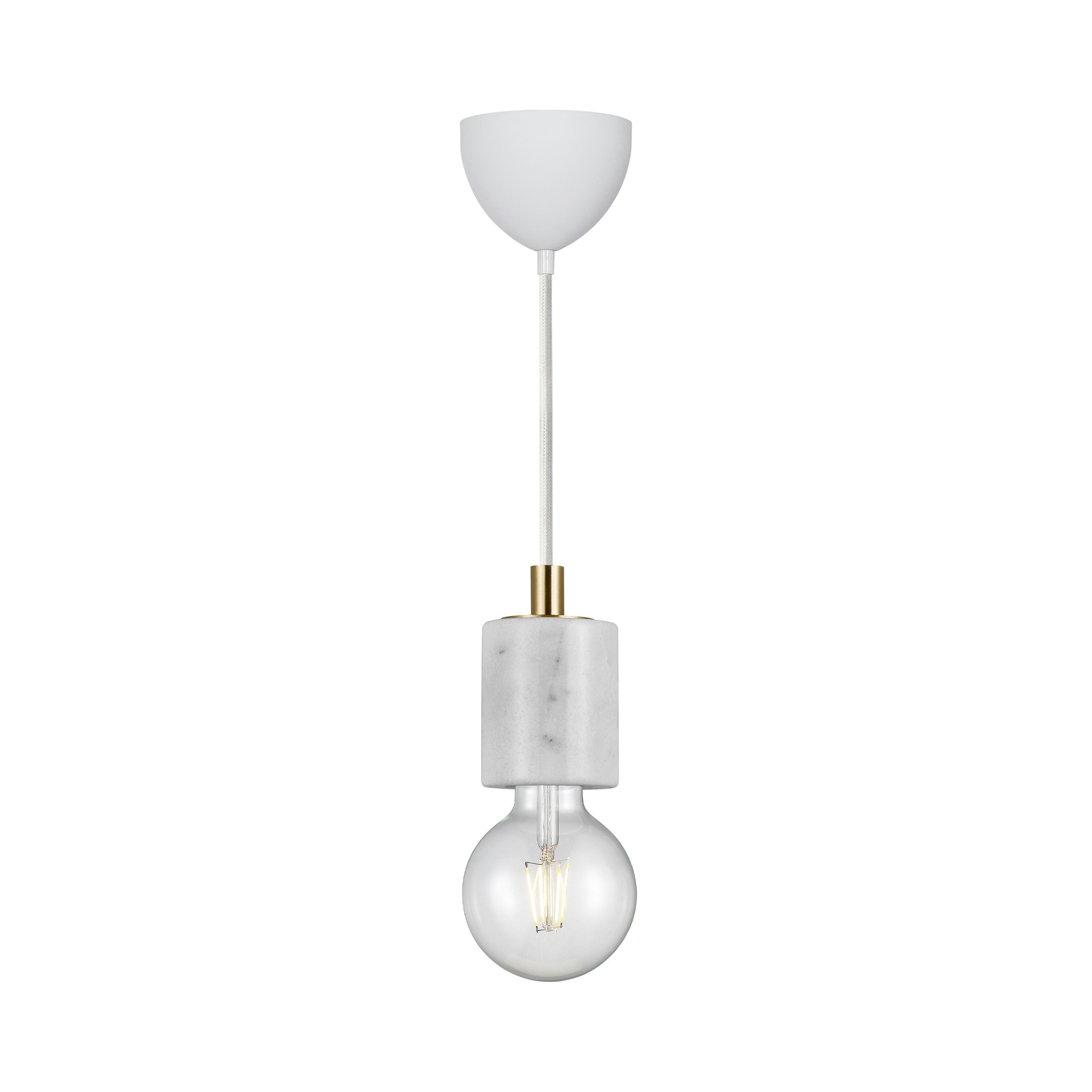 Rackhams White Siv | Pendant Kit | - Marble - 1