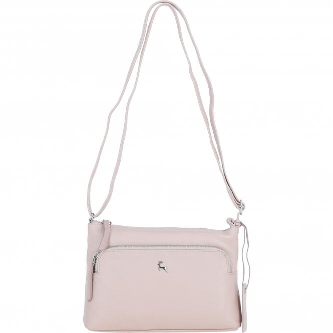 Ashwood Women's Real Leather Crossbody Bag: Bristol - Blush - Leather