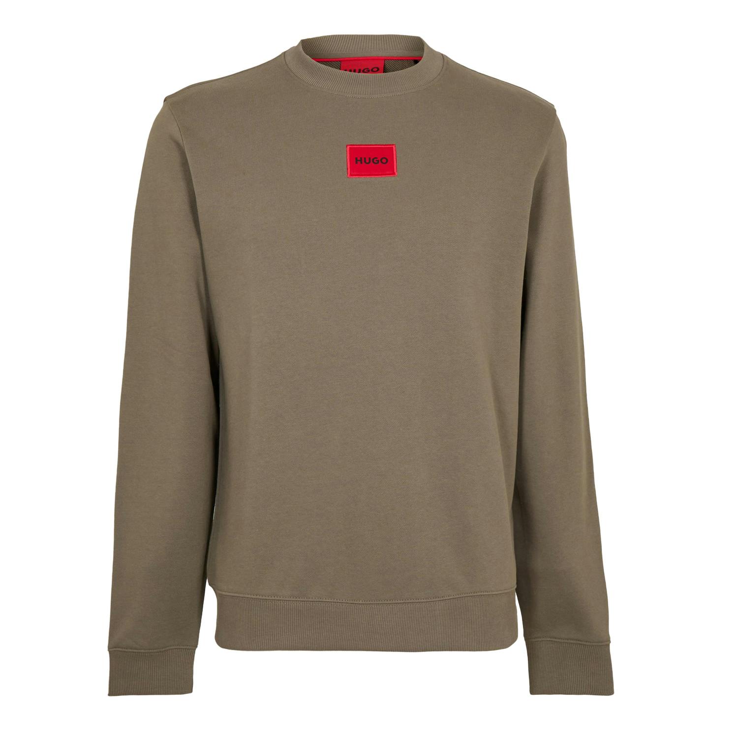 Hugo Men's Grey Diragol Crew Neck Sweatshirt - Medium - M - Medium - 100% Mixed