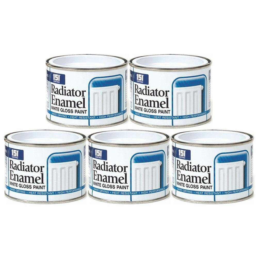 2 x Radiator Enamel White Paint Hard Drying Heat Resistant 151 Coatings 180ml - Image 21