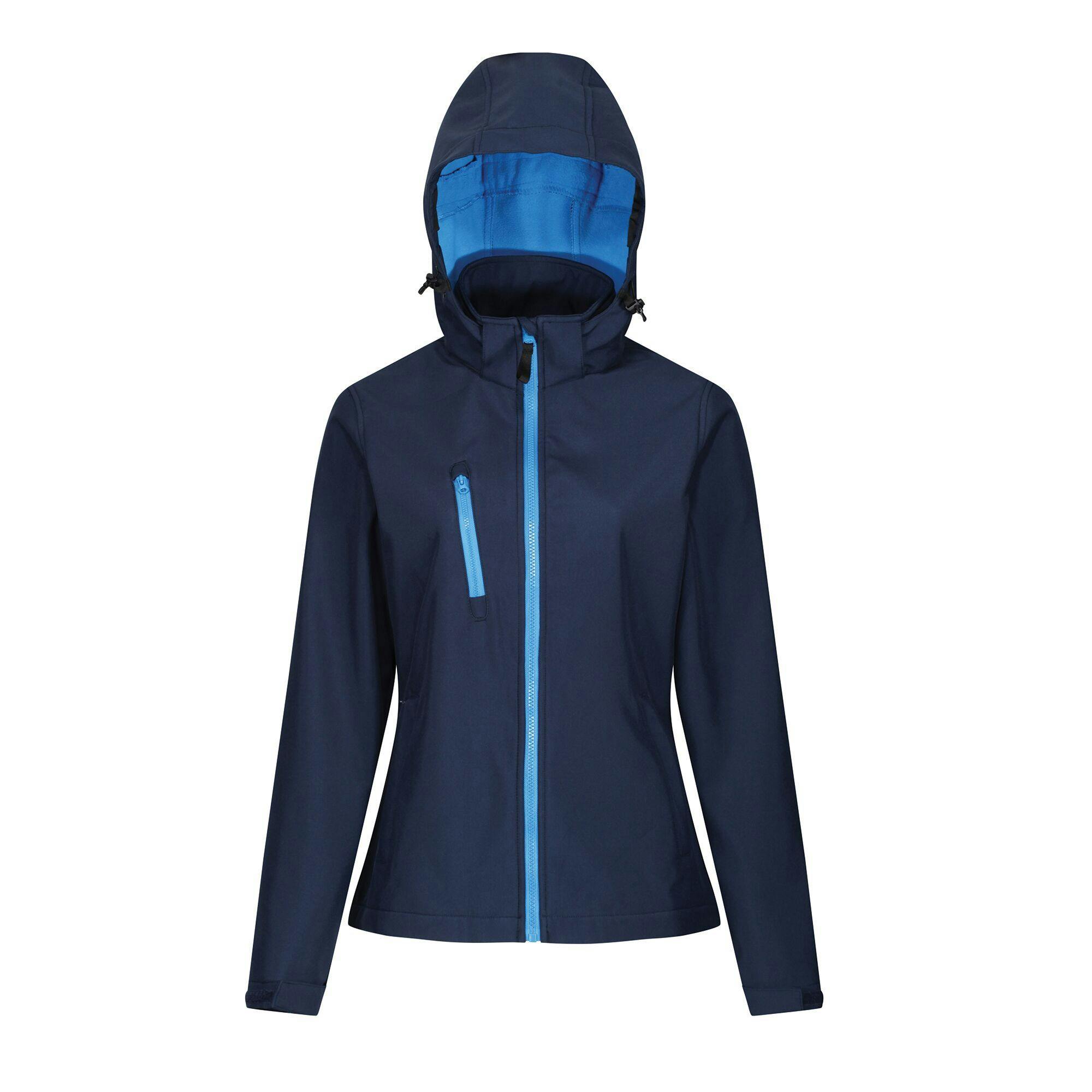Regatta Women's Blue Professional / 3 Layer Membrane Soft Shell Jacket - Navy/French - 12 Uk - Navy/French - 100% Polyester