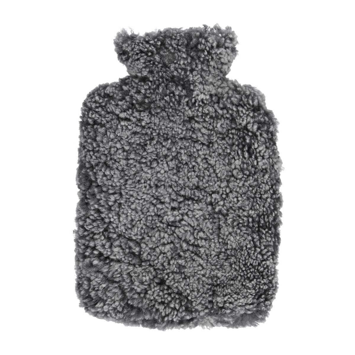 Rackhams Sheepskin Hot Water Bottle - Graphite