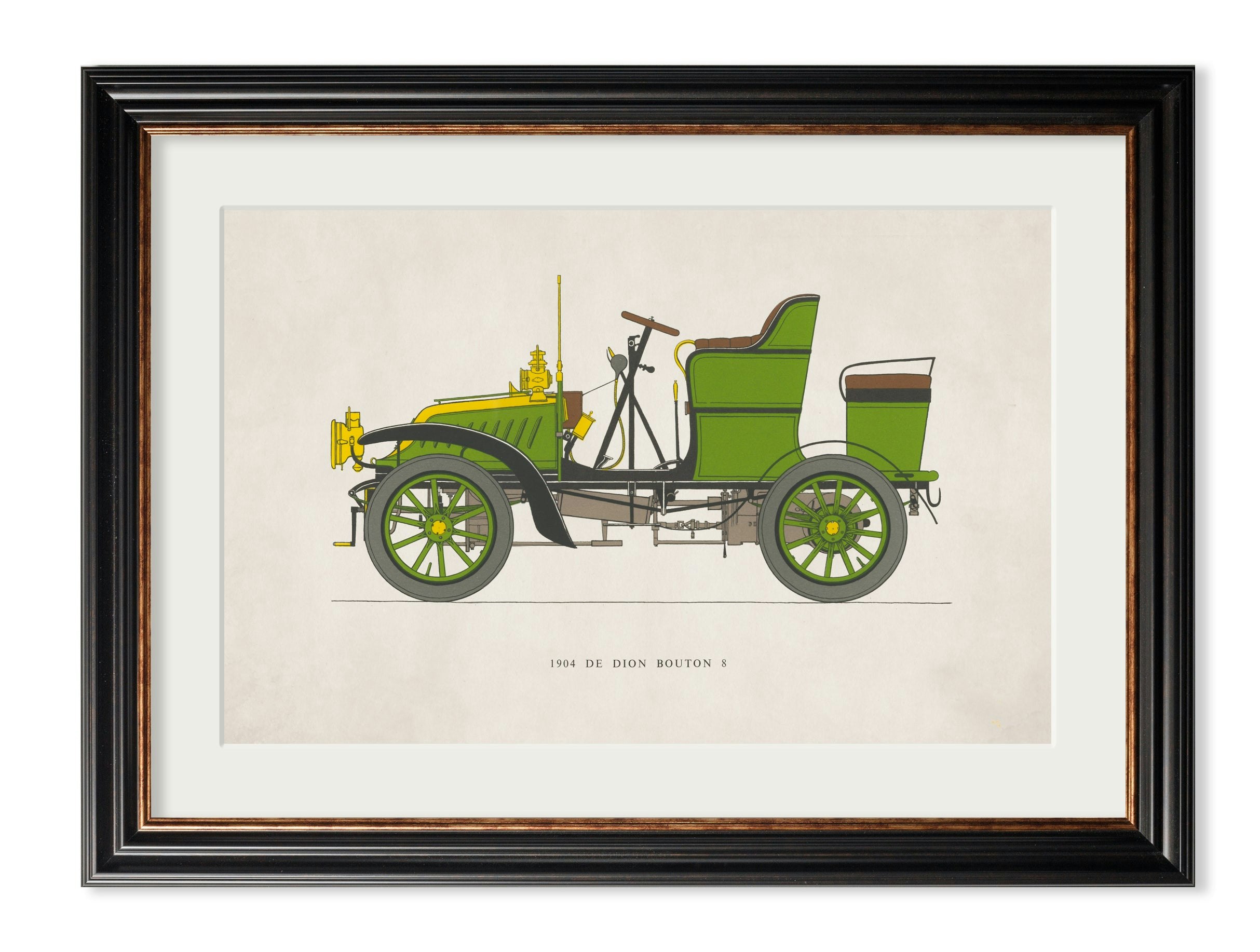 Rackhams 1904 De Dion Bouton 8 - 50 X 70Cm - York Slim