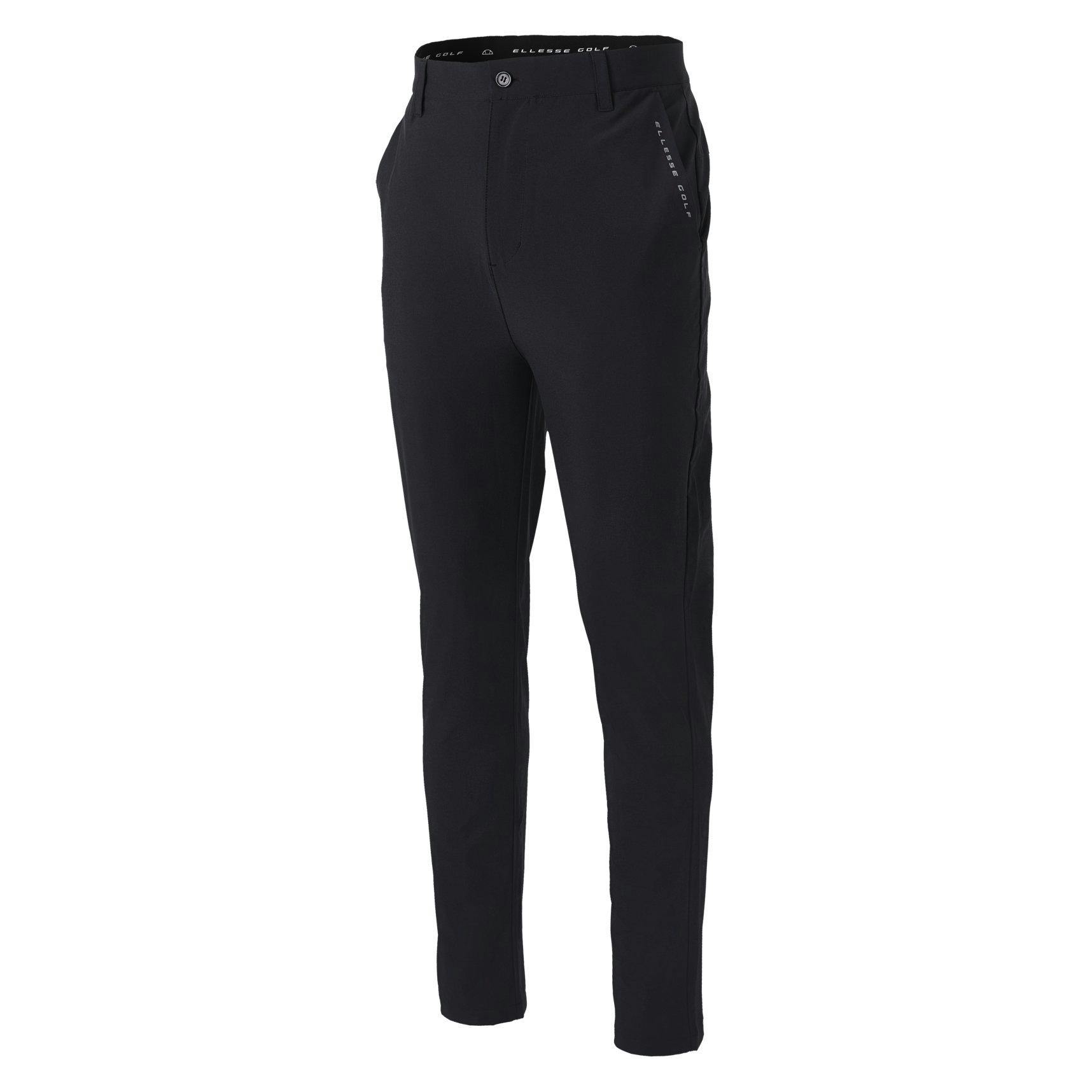 Ellesse Men's Black Minaro Trousers - 32R - 90% Polyester/10% Elastane
