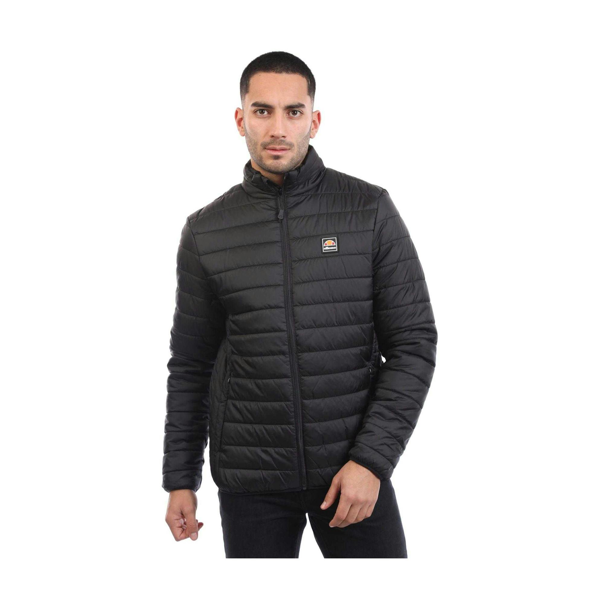 Ellesse Men's Black Purosangue Puffer Jacket - L - 100% Polyester