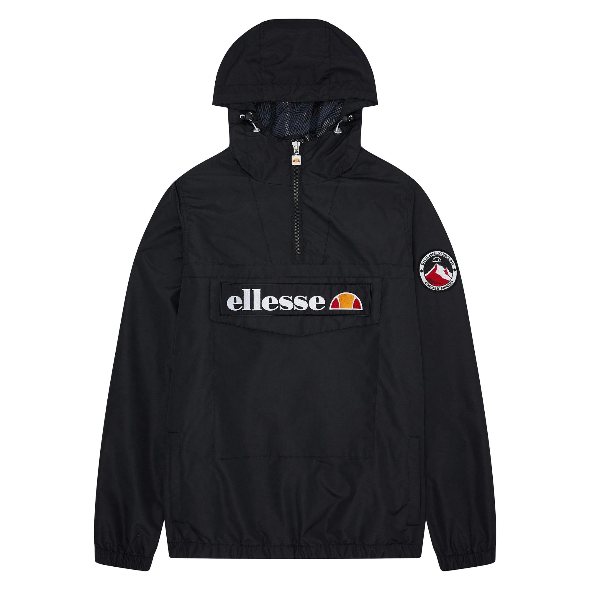 Ellesse Men's Anthracite Mont 2 Overhead Jacket - Xxl - 100% Polyester