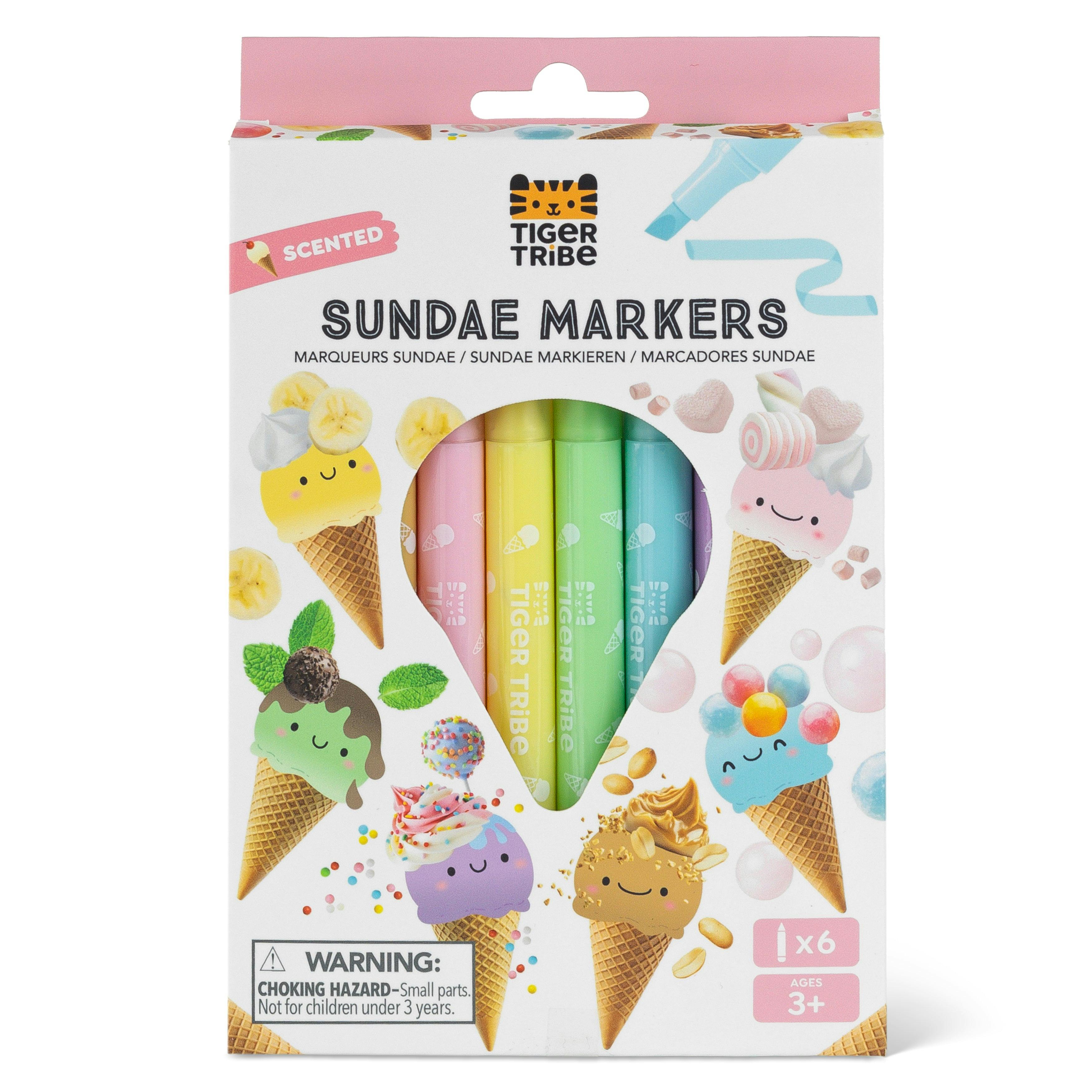 Tiger Tribe Cream Scented Sundae Markers